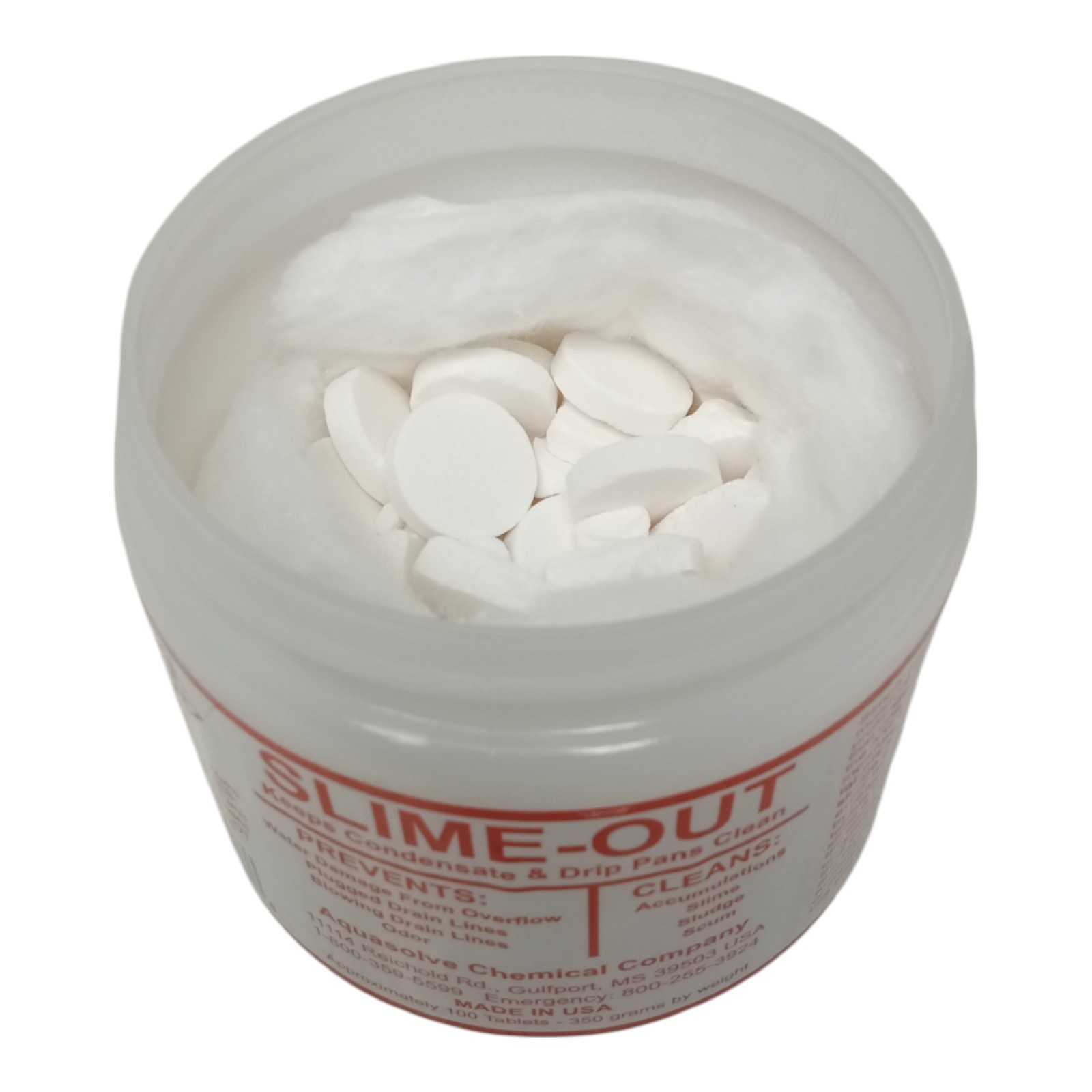 Slime Out Condensate Pan Tab Clean Treatment 100 Tablets SO100