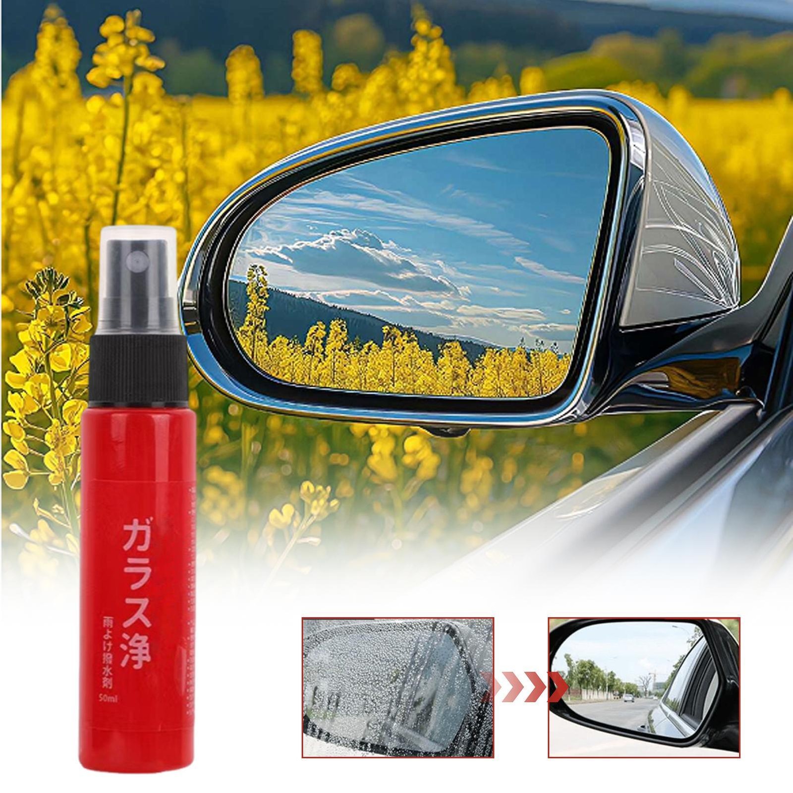 Coating Renewal Agent Spray Coating Agent Spray For Vehicles 50ml