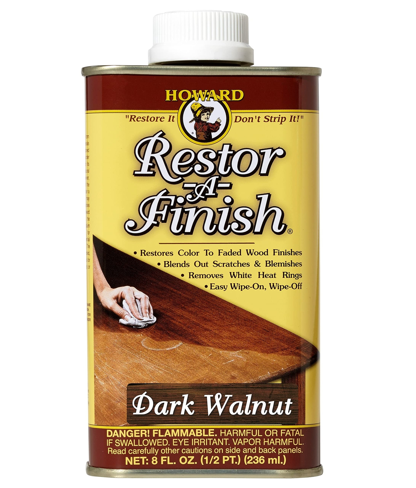 HOWARD – Restor-A-Finish: Restore Your Dark Walnut Wood Finishes Repair Scrat…