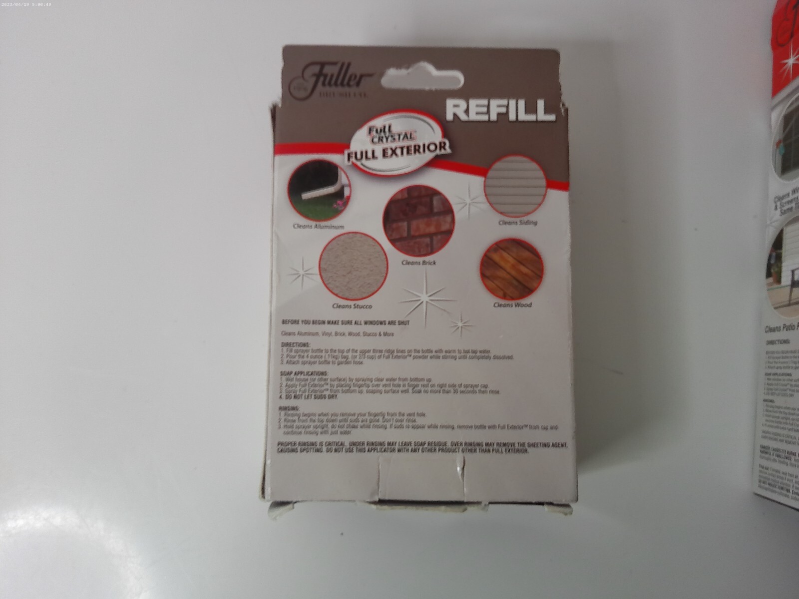 Fuller Brush FBFC-6 Full Crystal Window and Outdoor Surface Cleaner And 2 Refill