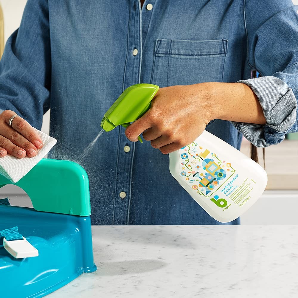 Plant Based Toy and High Chair Cleaner Non Toxic 17 Fl Oz Pack of 2