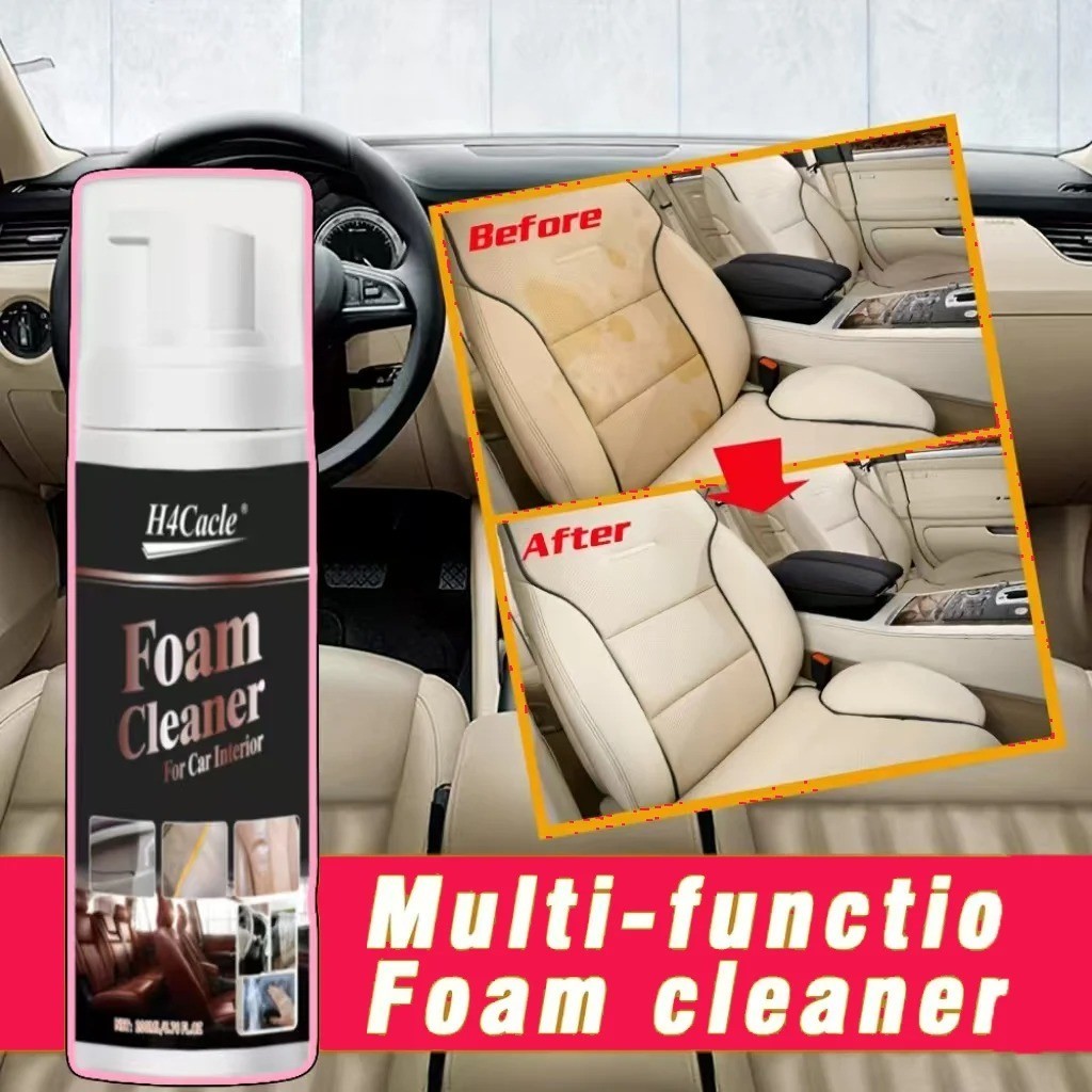 Multi Purpose Foam Cleaner Spray Car Interior Deep Cleaning Leather Seat 6.76oz