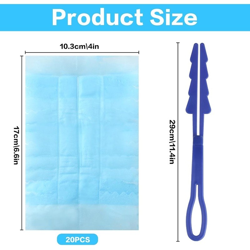Duster Refill Disposable Home Office Cleaning W/ Ergonomic Handle 20 Pack New