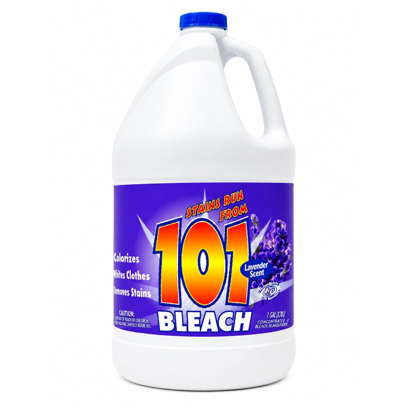6x 101 Lavender Bleach 2% Liquid Cleaner Scented Home Bulk Pack 1Ga