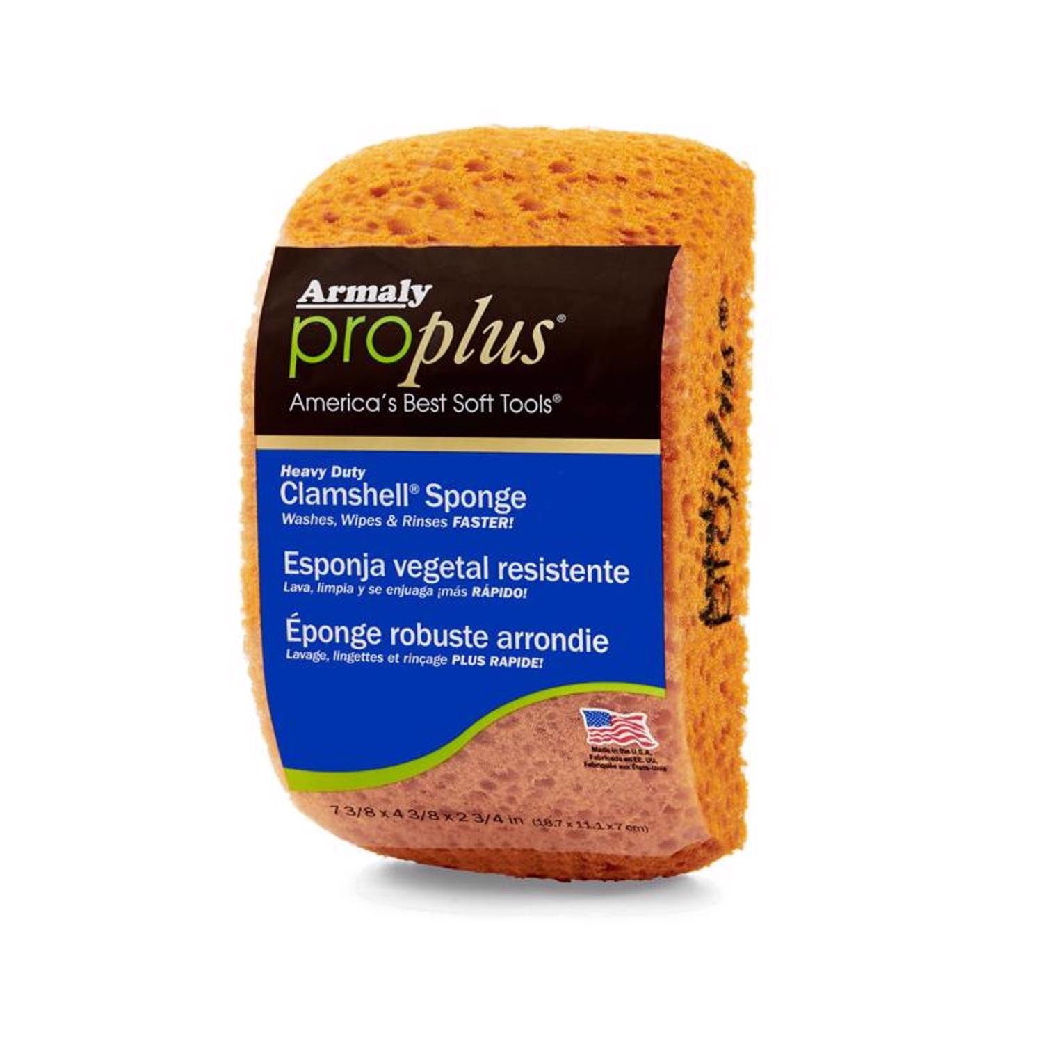 Armaly Brands 00010 HD HDQM Polyester Clamshell Sponge 4.4×2.75×7.4 in. 6 Pack