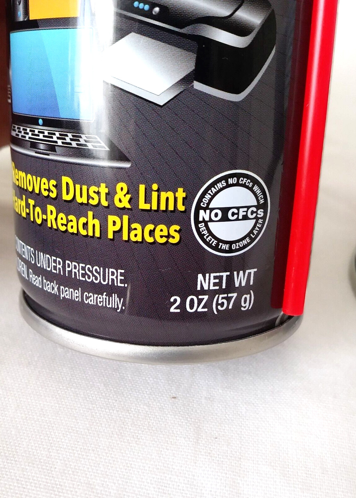 Air Duster Cans Spray Electronics 2 oz Computer Keyboard Particle Remover Comp
