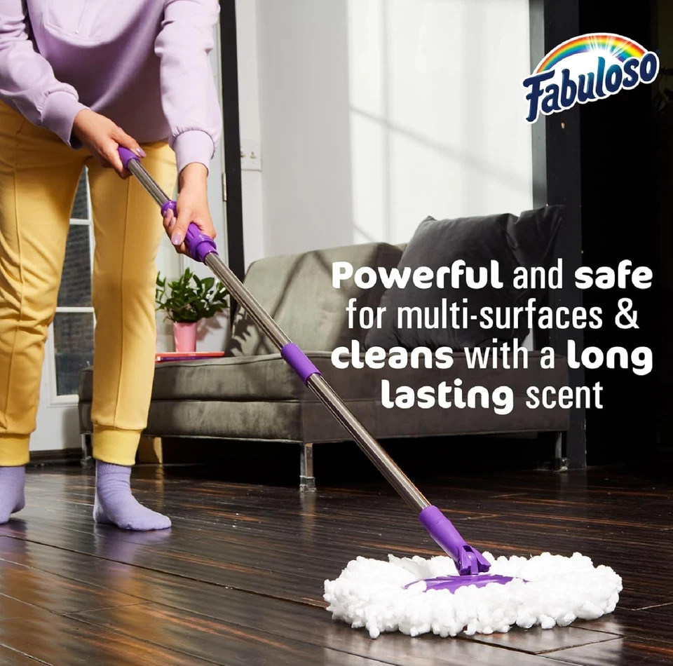 Fabuloso Multi-Purpose Cleaner and Floor Cleaner 2X Concentrated Formula Long