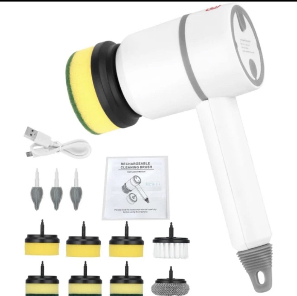 Electric Kitchen Scrubber For Kitchen Dishes Sink