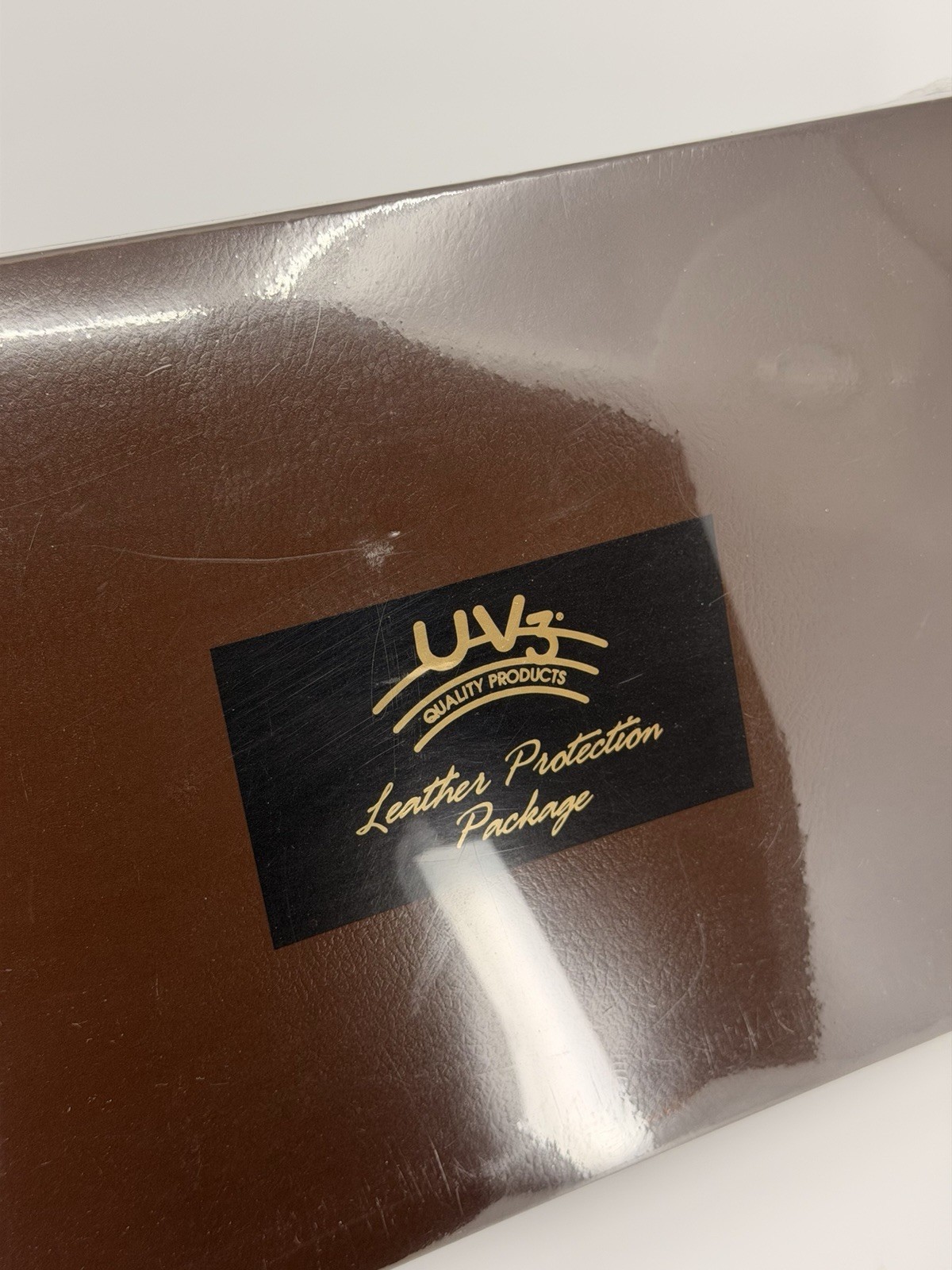UV3 Deluxe Leather Care Kit Cleaner Conditioner Ink Eraser New Sealed