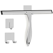 All-Purpose Stainless Steel Shower Squeegee for Shower Glass Door with 2