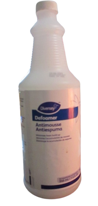 Diversey Defoamer Carpet Cleaner Minimizes Foam Build-Up 1 Qt 946 mL 95002620