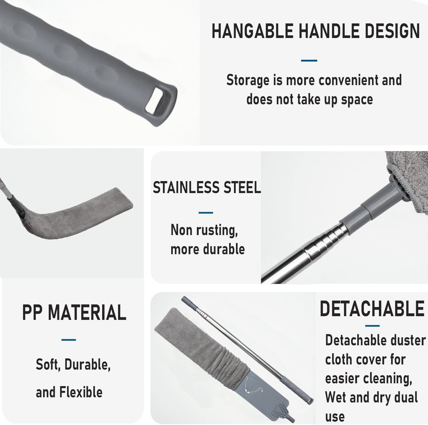 100″ Retractable Gap Dust Cleaner Cleaning Tools, under Appliance Cleaning Gadge