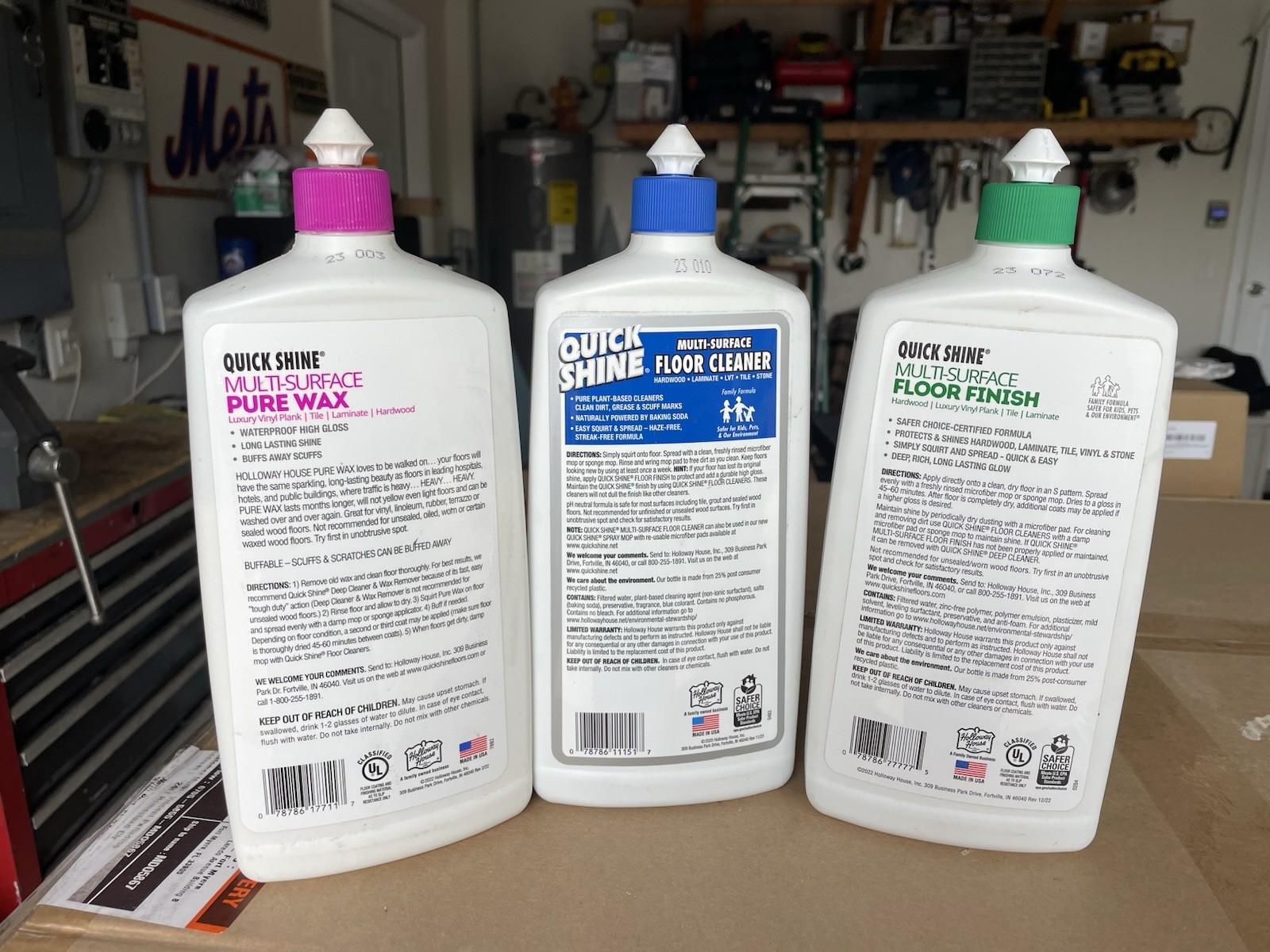 Holloway House Quick Shine Multi Surface Floor Cleaner,wax,Finish, 27 Oz