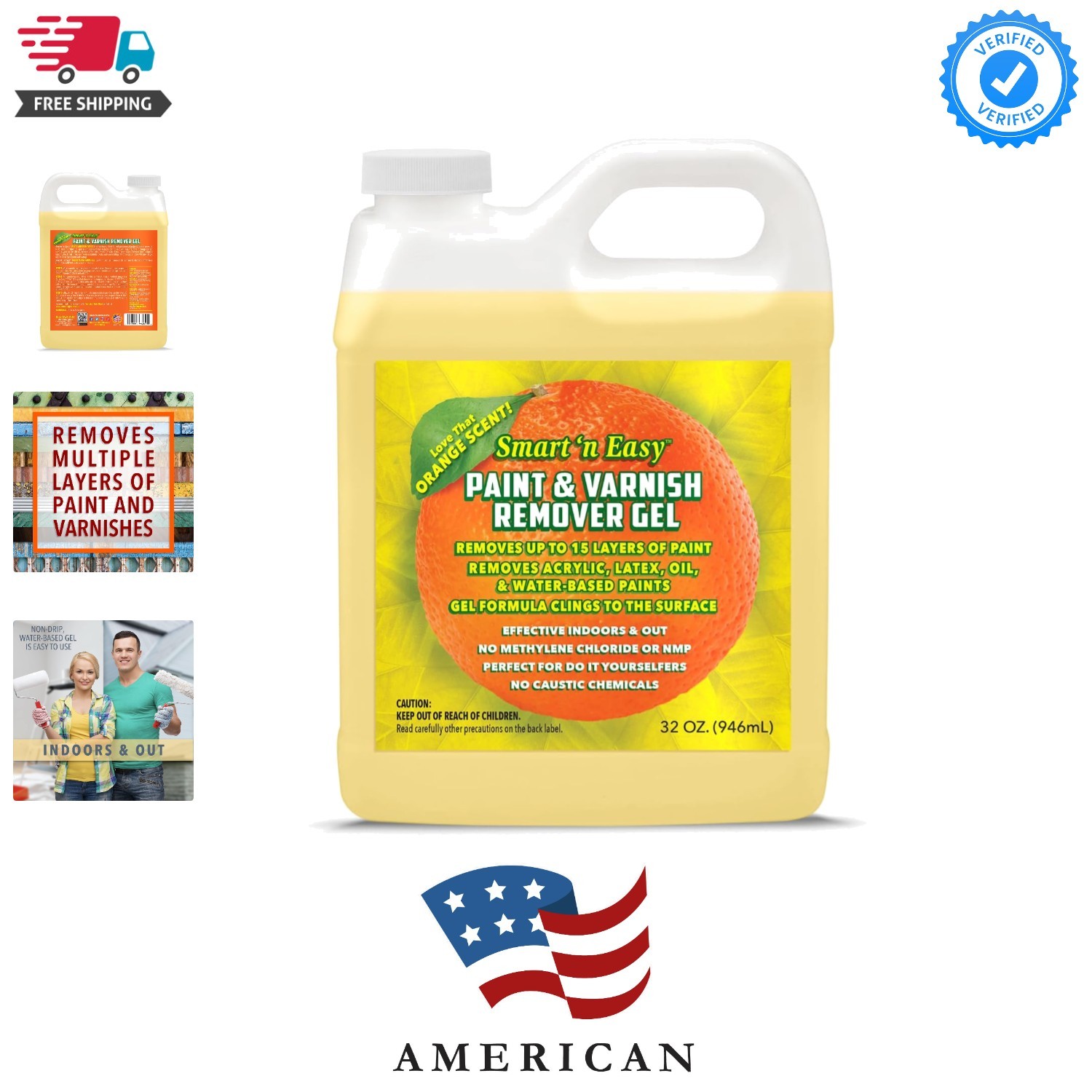 Smart ‘n Easy Paint & Varnish Remover Gel – Do It Yourself Friendly Paint Rem…