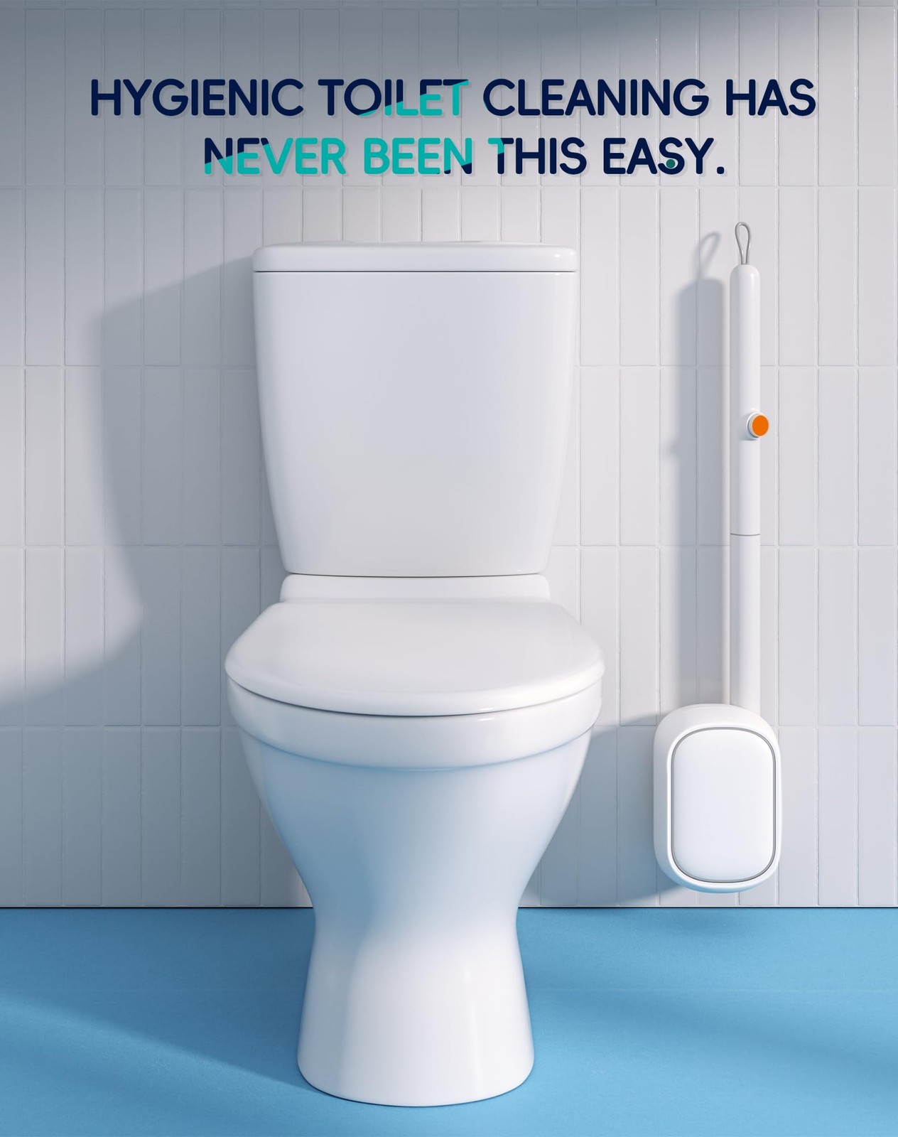Disposable Toilet Cleaning System Toilet Wand Kit with 36 HighPerformance Re…