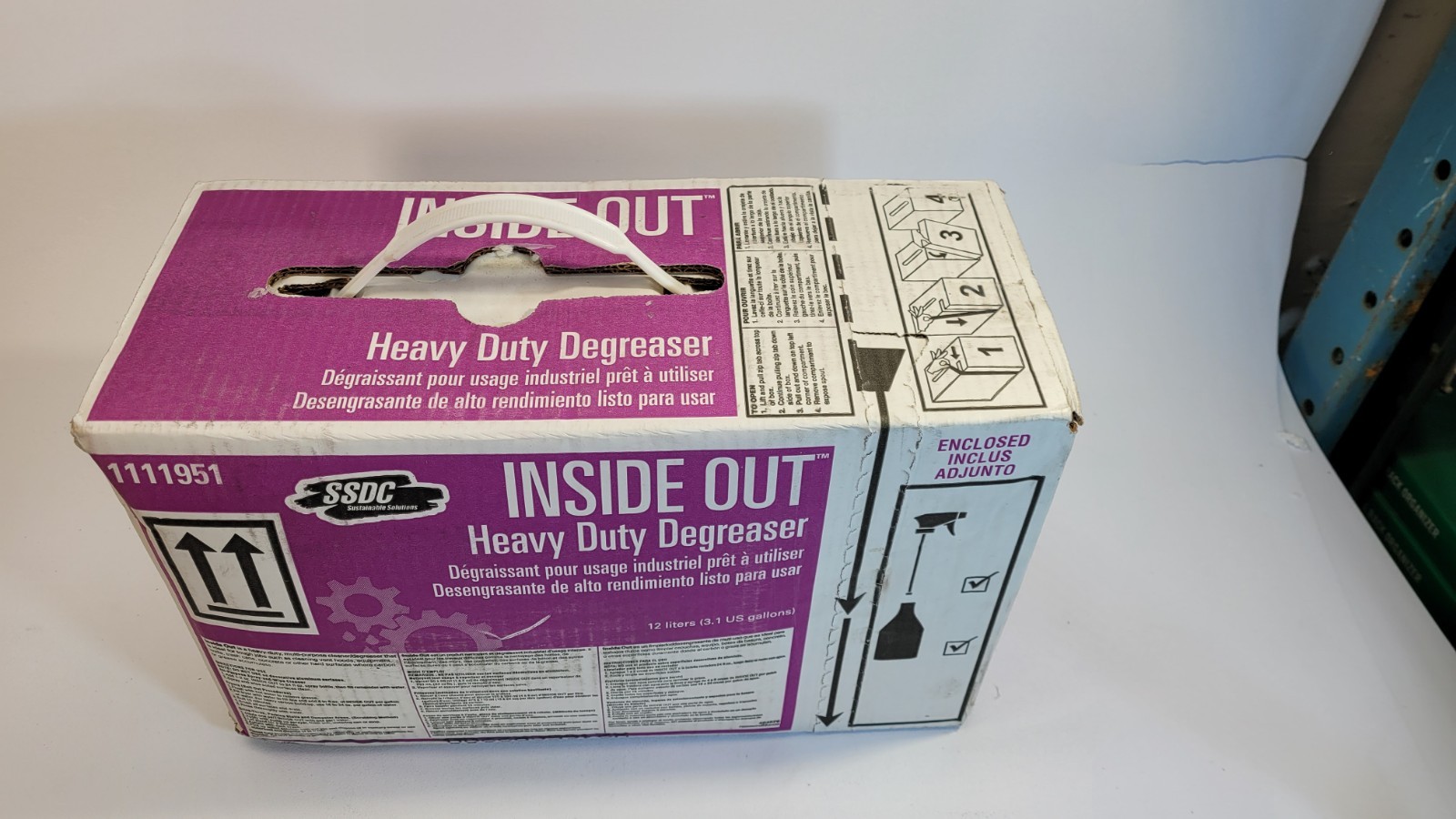 SSDC Inside Out Heavy Duty Degreaser – 12 Liters (3.1 US Gallons) Part #1111951