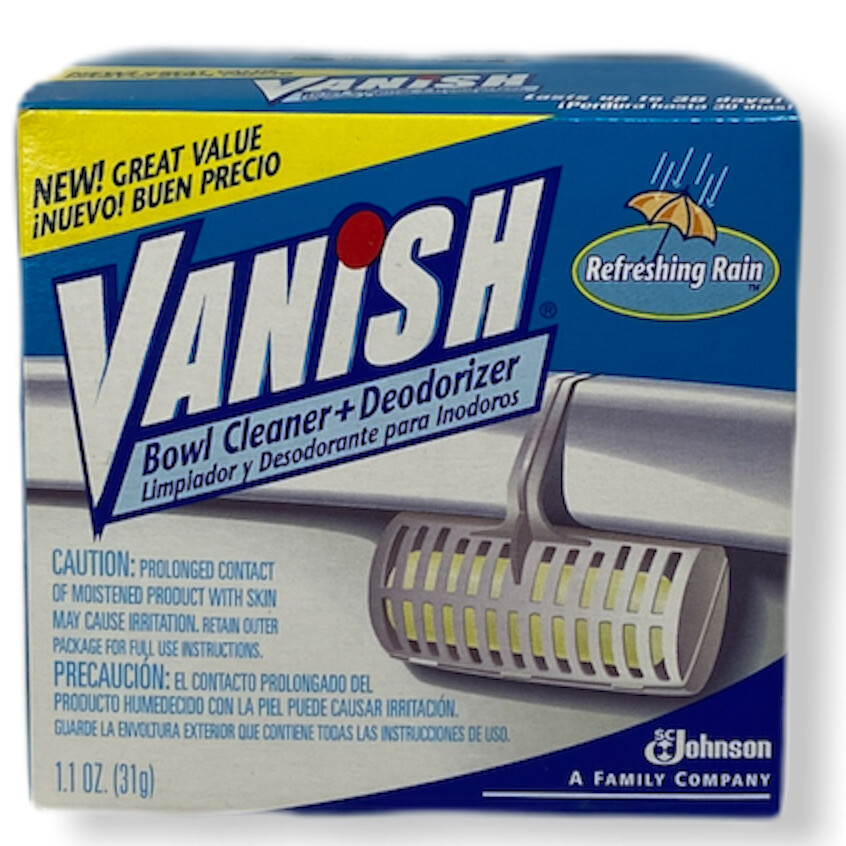 Vanish Hanging Bowl Cleaner & Deodorizer Refreshing Rain
