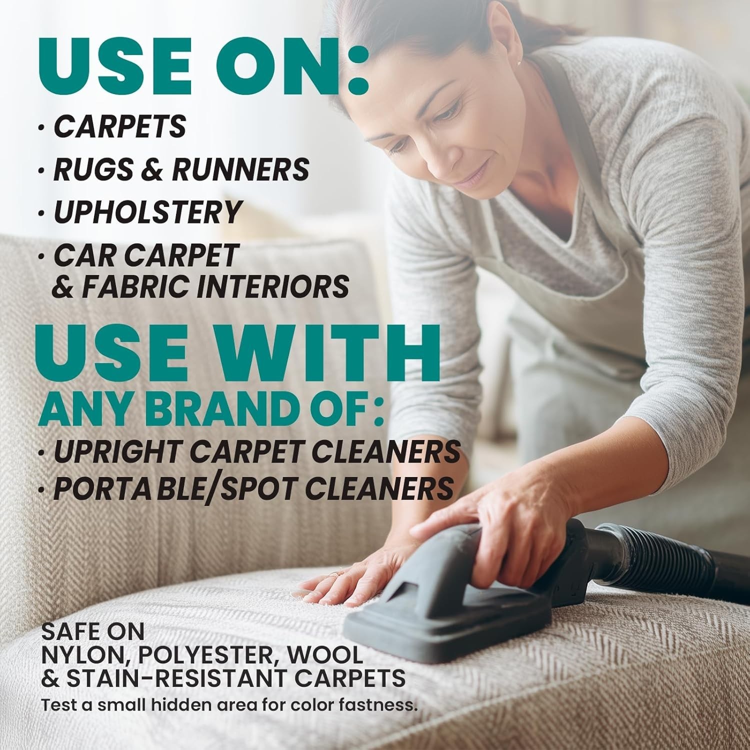 Multi-Purpose Carpet Cleaner Powder – 15oz, Pet Stain Removal & Odor Elimination