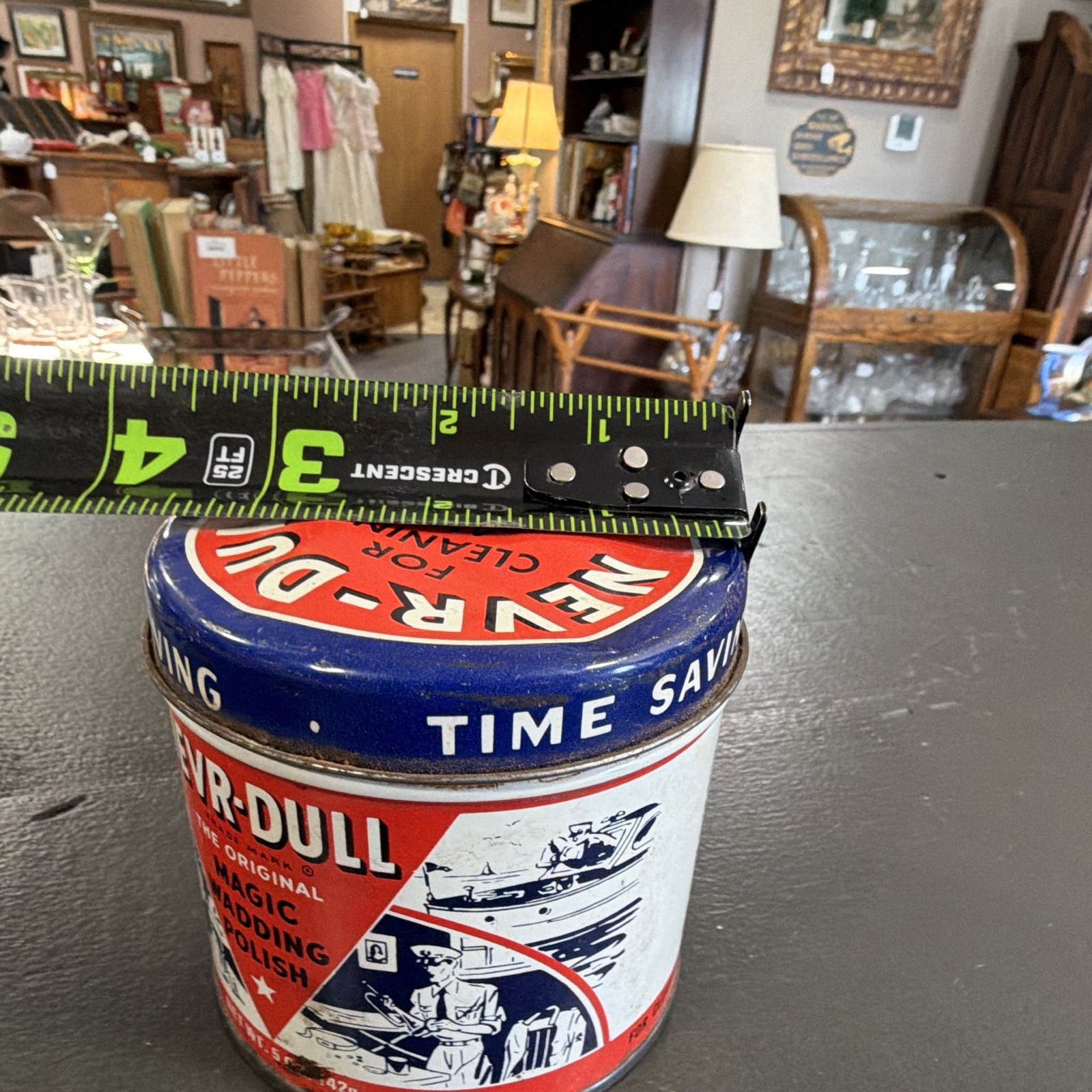 NEVR-DULL Magic Wadding Metal Polish Tin 5 oz, Time & Money Saving (2725)