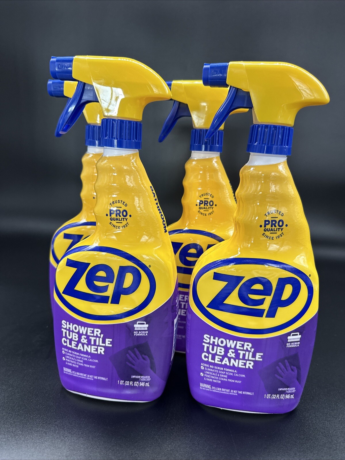 ZEP Shower Tub and Tile Cleaner, 32 oz – Case of 4 Fast Delivery