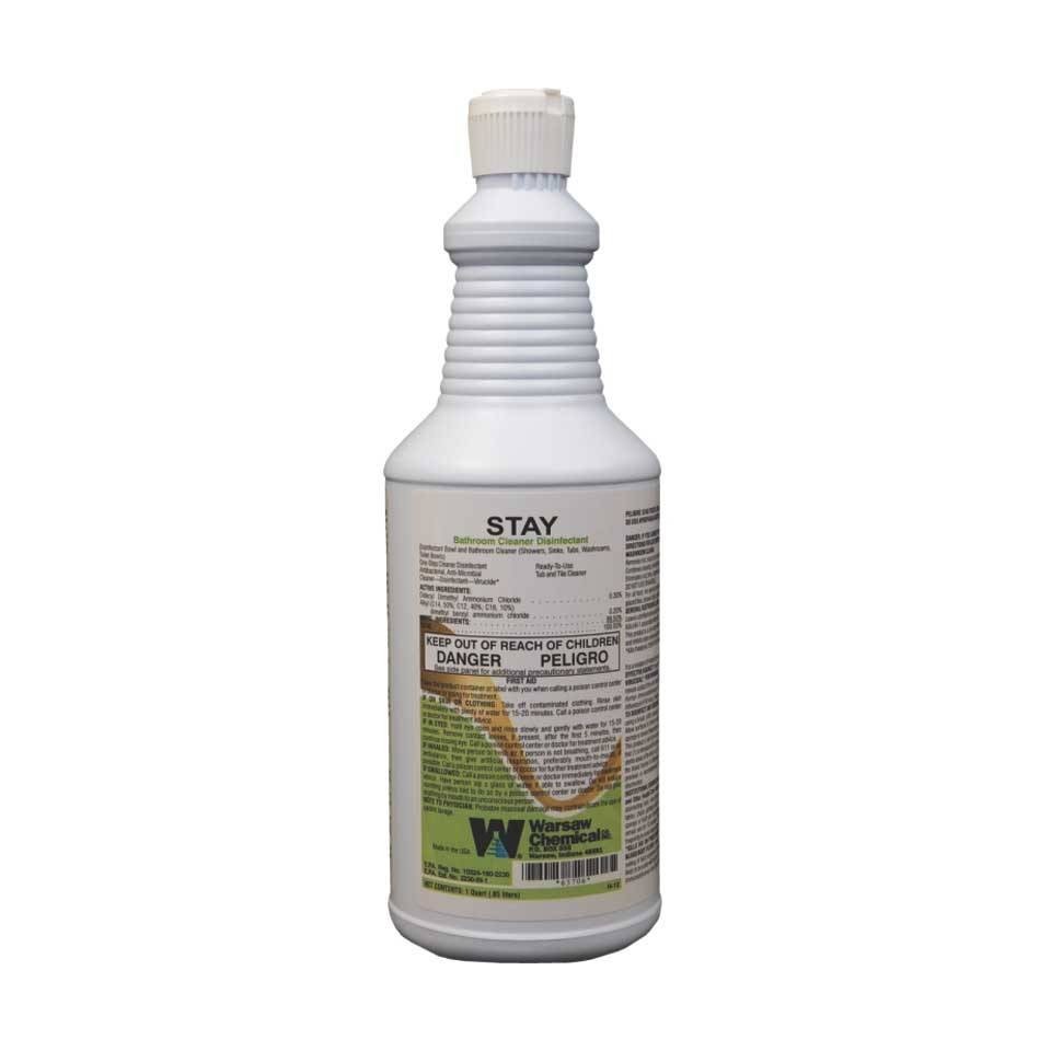 STAY-12Q Stay – All purpose Bathroom Cleaner – Quart Bottle