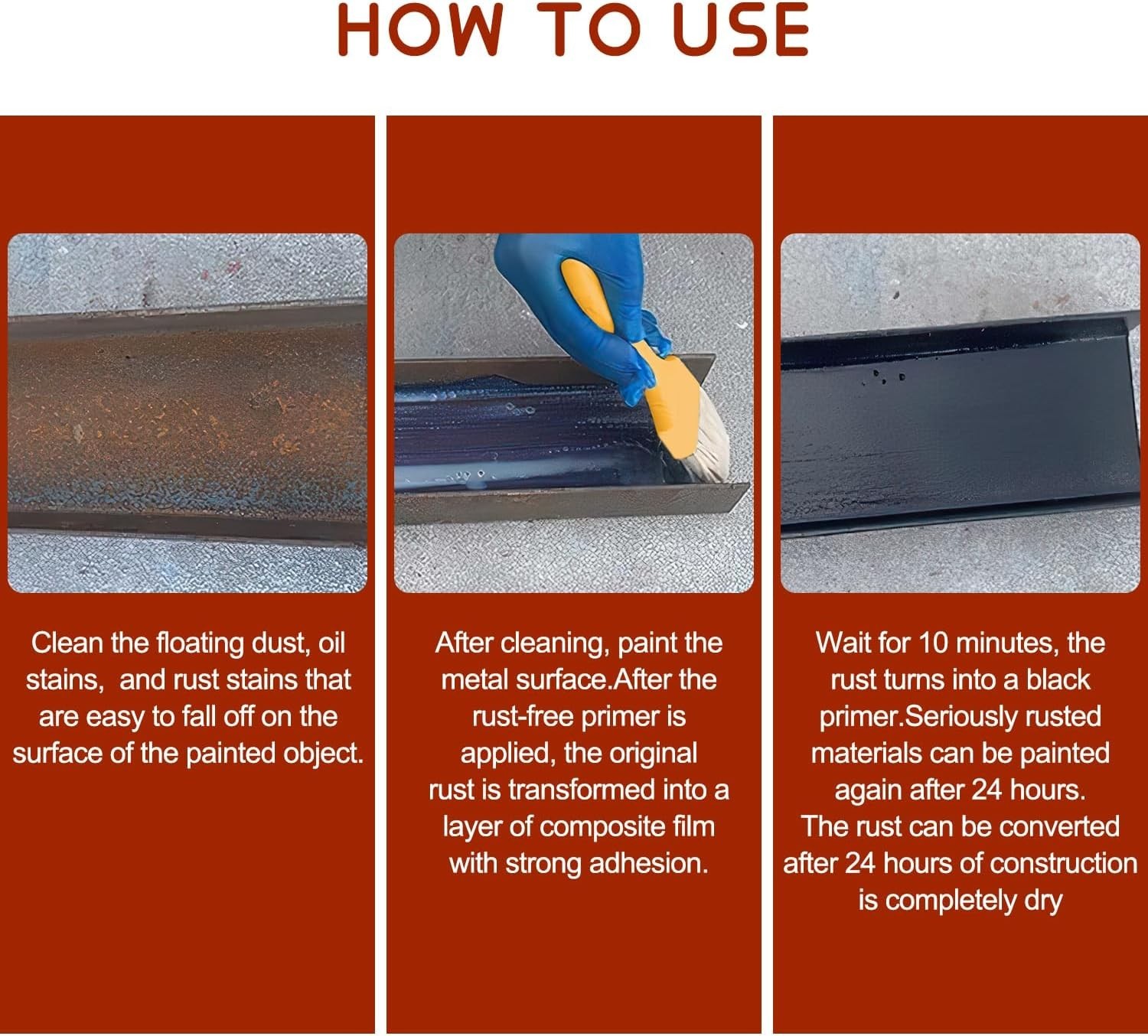 Versatile 300g Rust Renovator – Waterproof Rust Converter for Metal Surfaces
