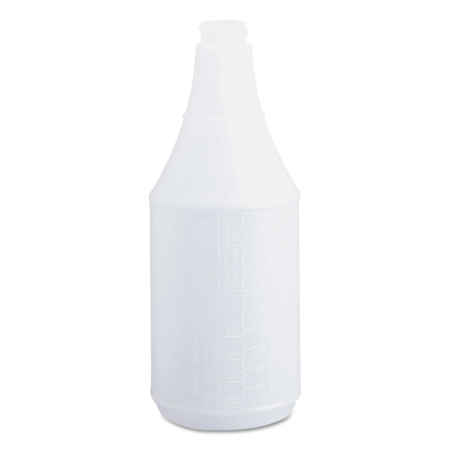 BWK00024 24 Oz. Embossed Spray Bottle – Clear (24/Carton)