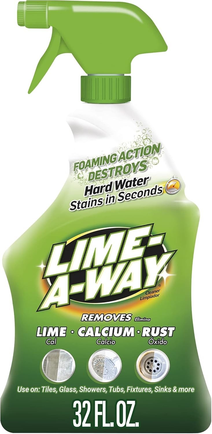 Natural Bathroom Cleaner 32 fl oz – Effortlessly Removes Lime, Calcium & Rust