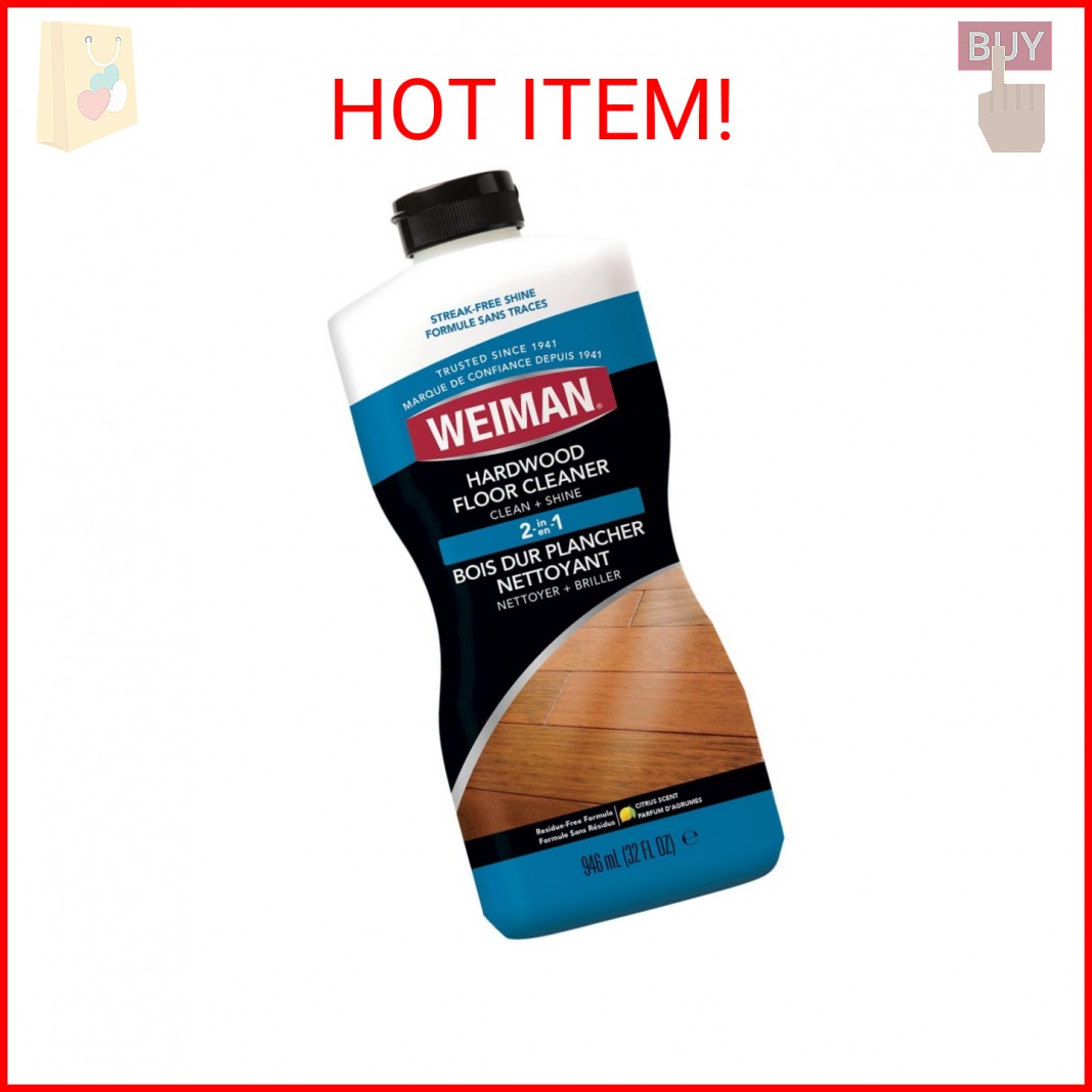 Weiman Hardwood Cleaner for Finished Hardwood Floors, Engineered Floors, Laminat