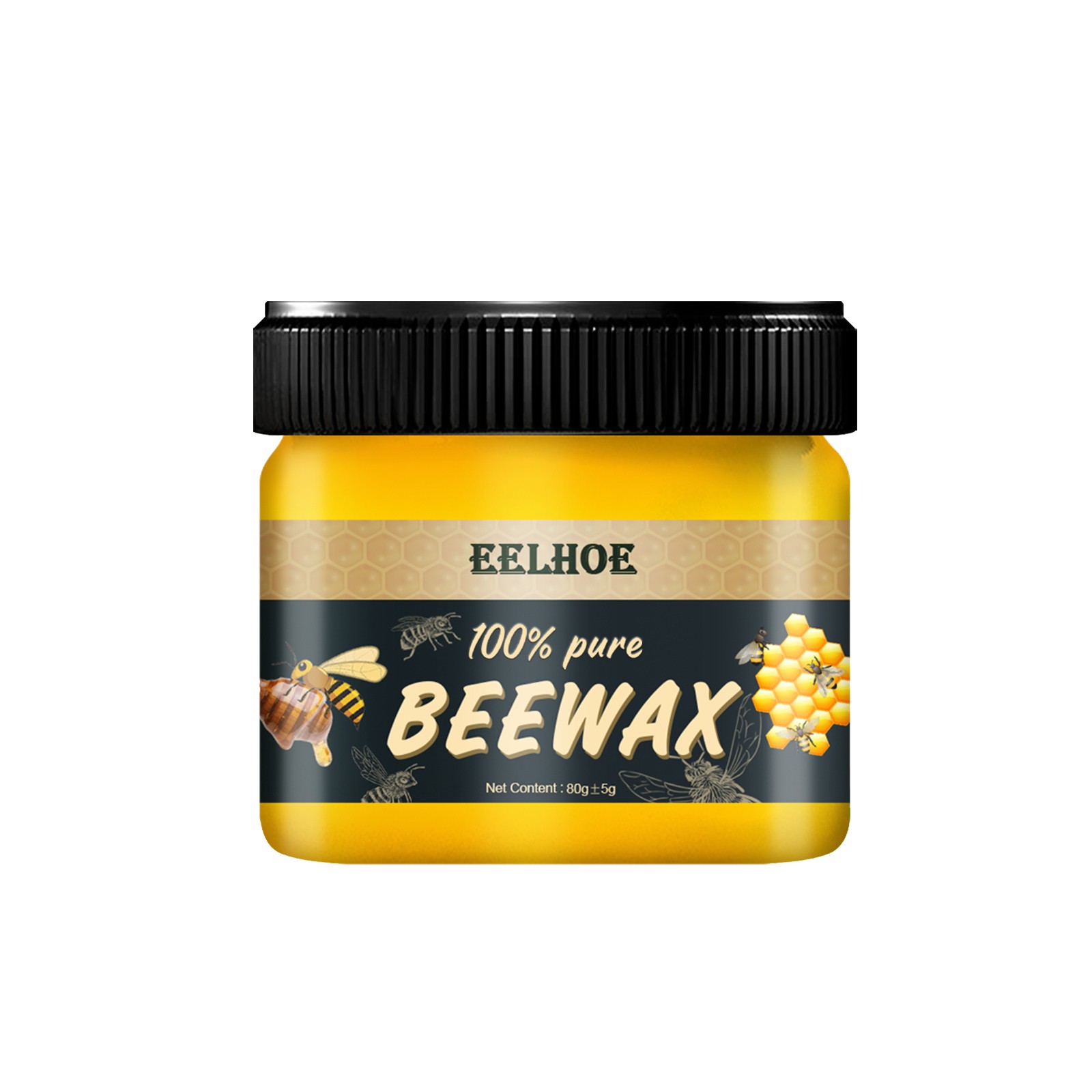 Furniture Polish Beeswax Natural Wood Wax Scratch Repair & Shine 80g
