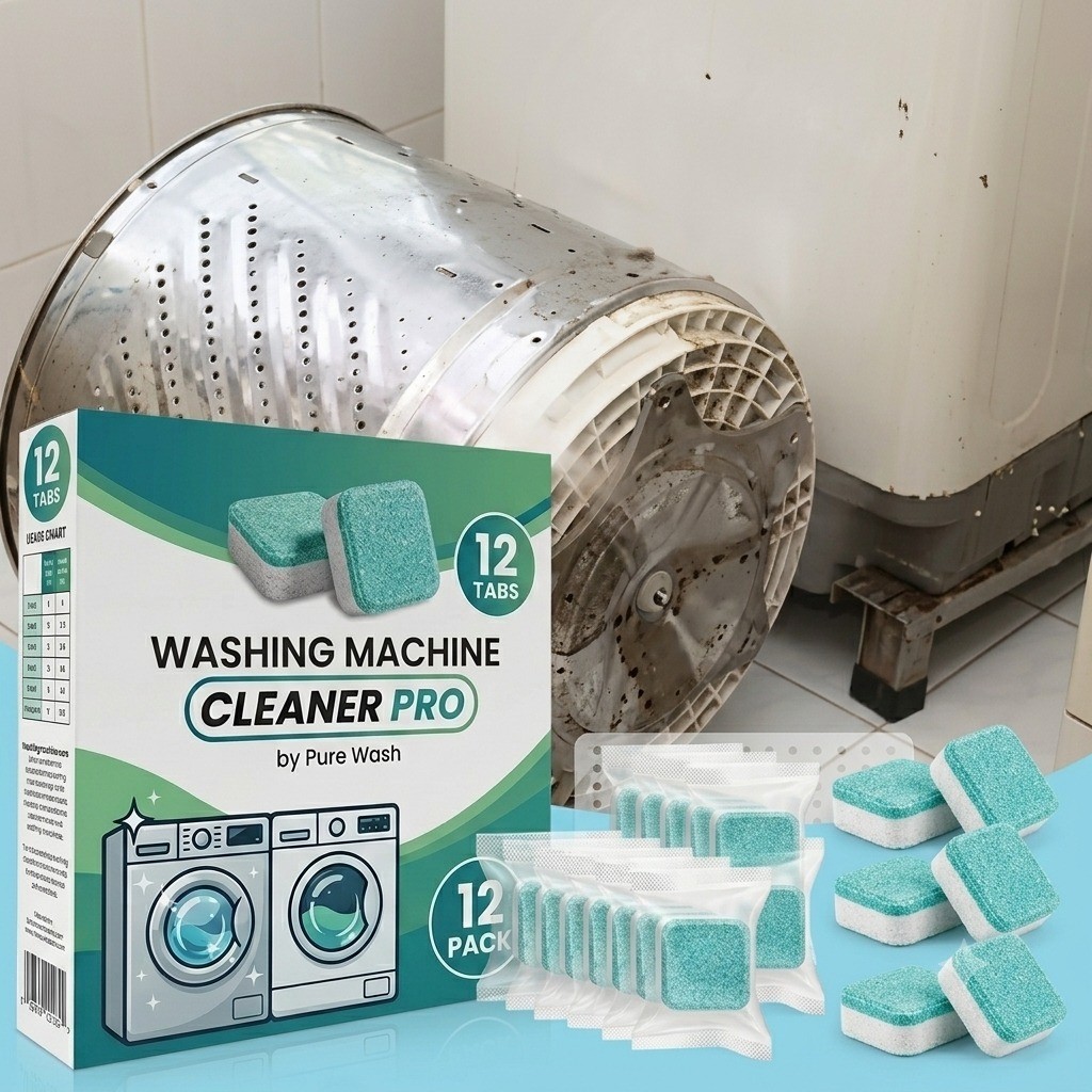 12pcs washing machine cleaning tablets clothing machine cleaning tablets 12pcs