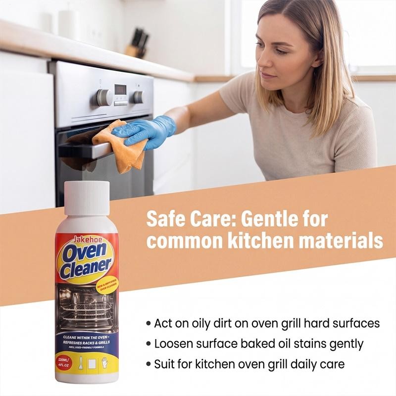 Heavy Duty Oven Cleaner Foam, Removes Grease & Burned-On Food