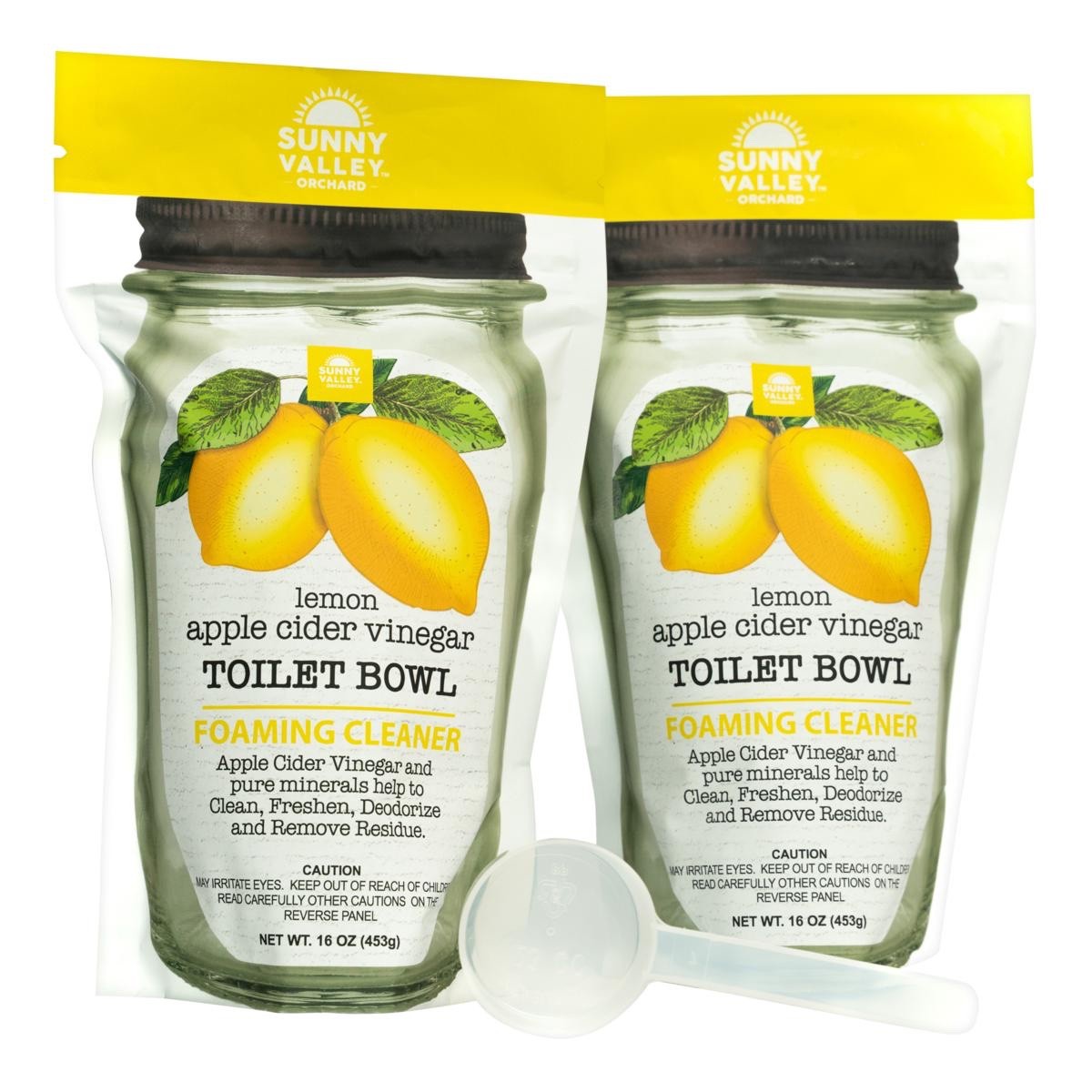 *2-Pack Sunny Valley Orchard Toilet Bowl Cleaner—Lemon Apple Cider Vinegar Scent