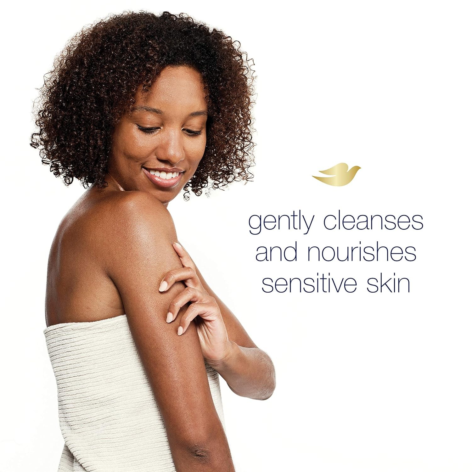 Dove Instant Foaming Body Wash 4 Count for Softer and Smoother Skin Sensitive