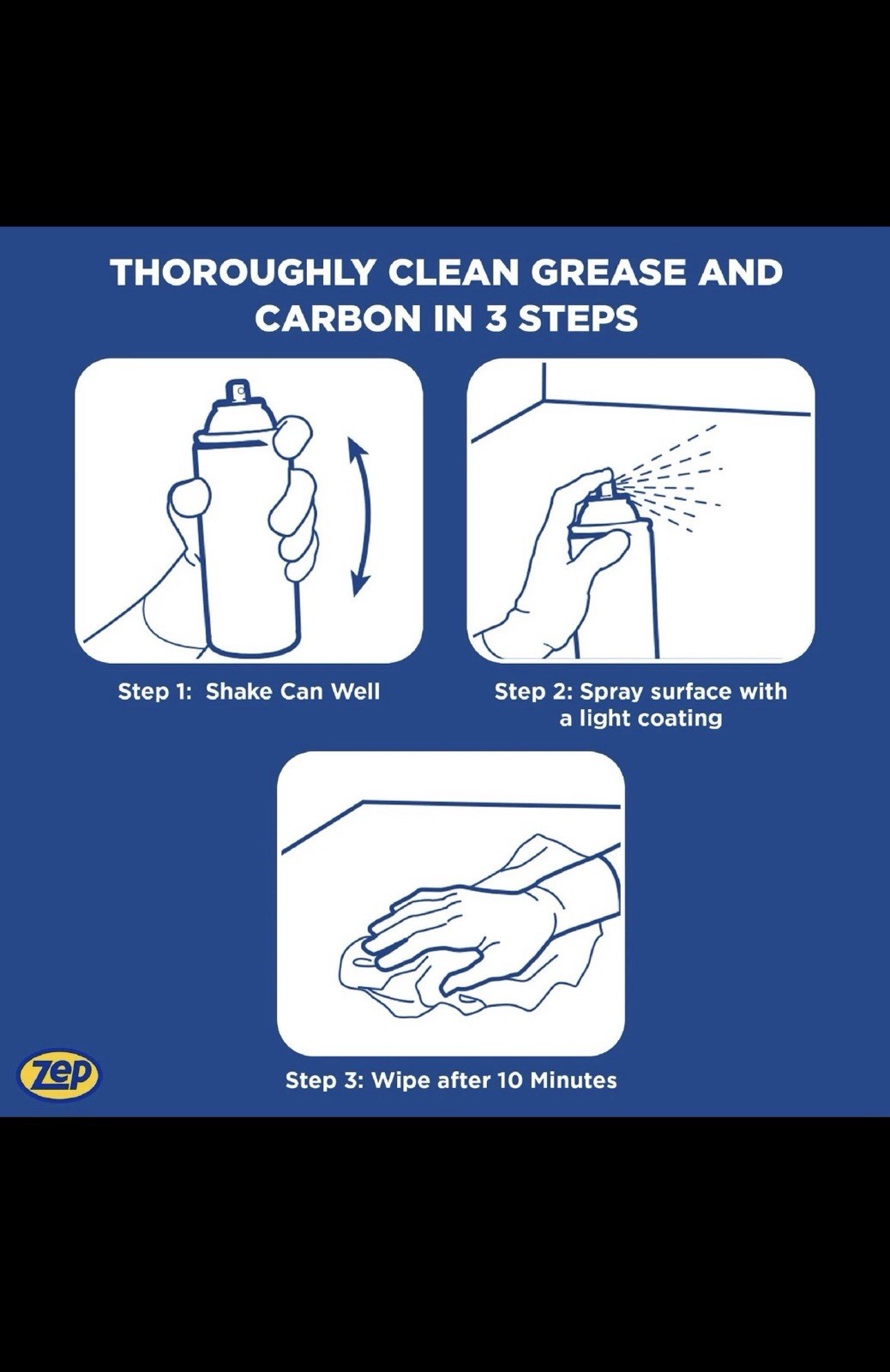 Zep Heavy-Duty Oven and Grill Cleaner – 19 oz Case of 2 ZUOVGR19 – Dissolves …