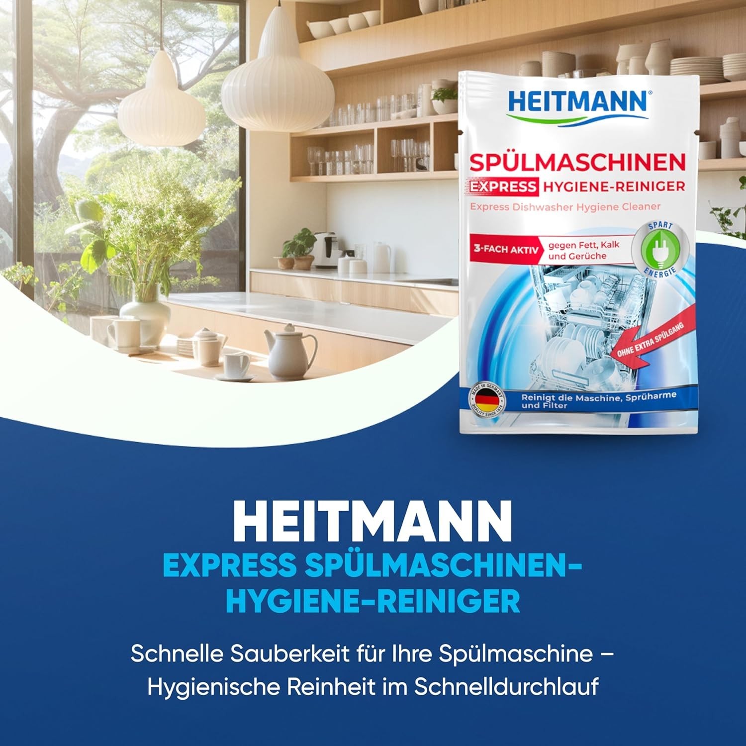 Quick & Efficient 30g Dishwasher Hygiene Solution – Cleans in Just 20 Minutes