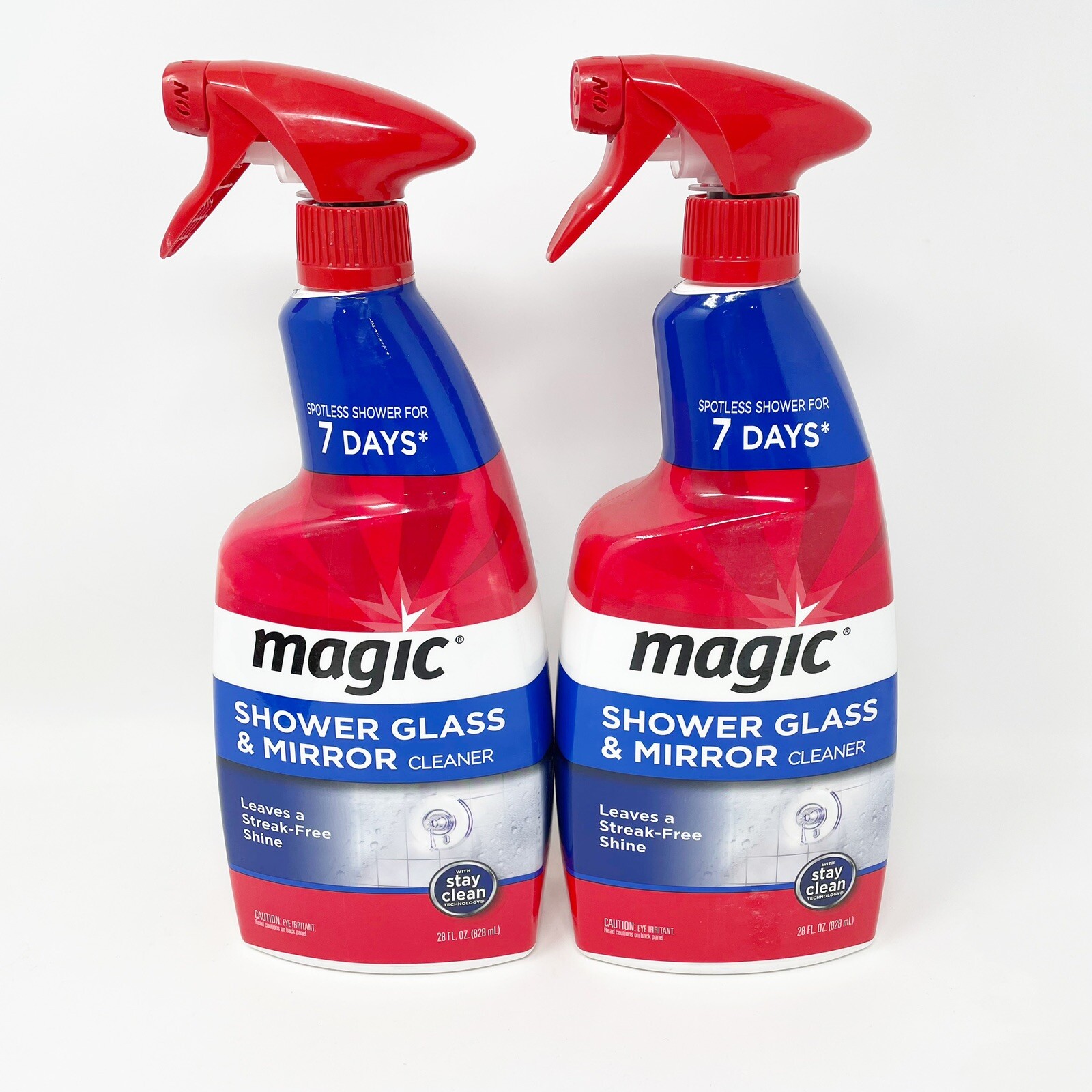 Lot Of 2 MAGIC Shower Glass & Mirror Cleaner Spray, 28 fl oz NEW