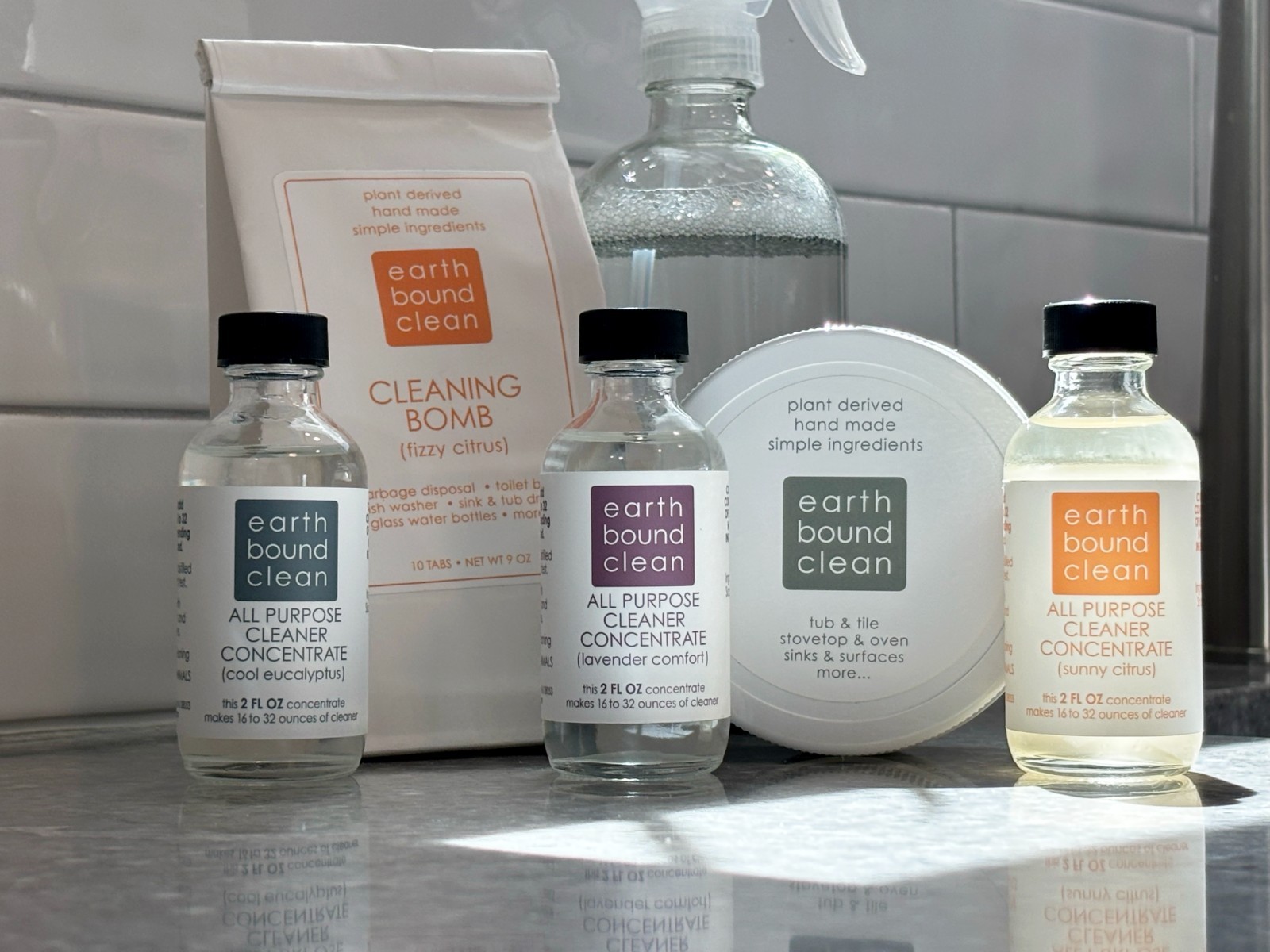 EARTH BOUND CLEAN All Purpose Cleaning Concentrate Kitchen Bathroom Non Toxic