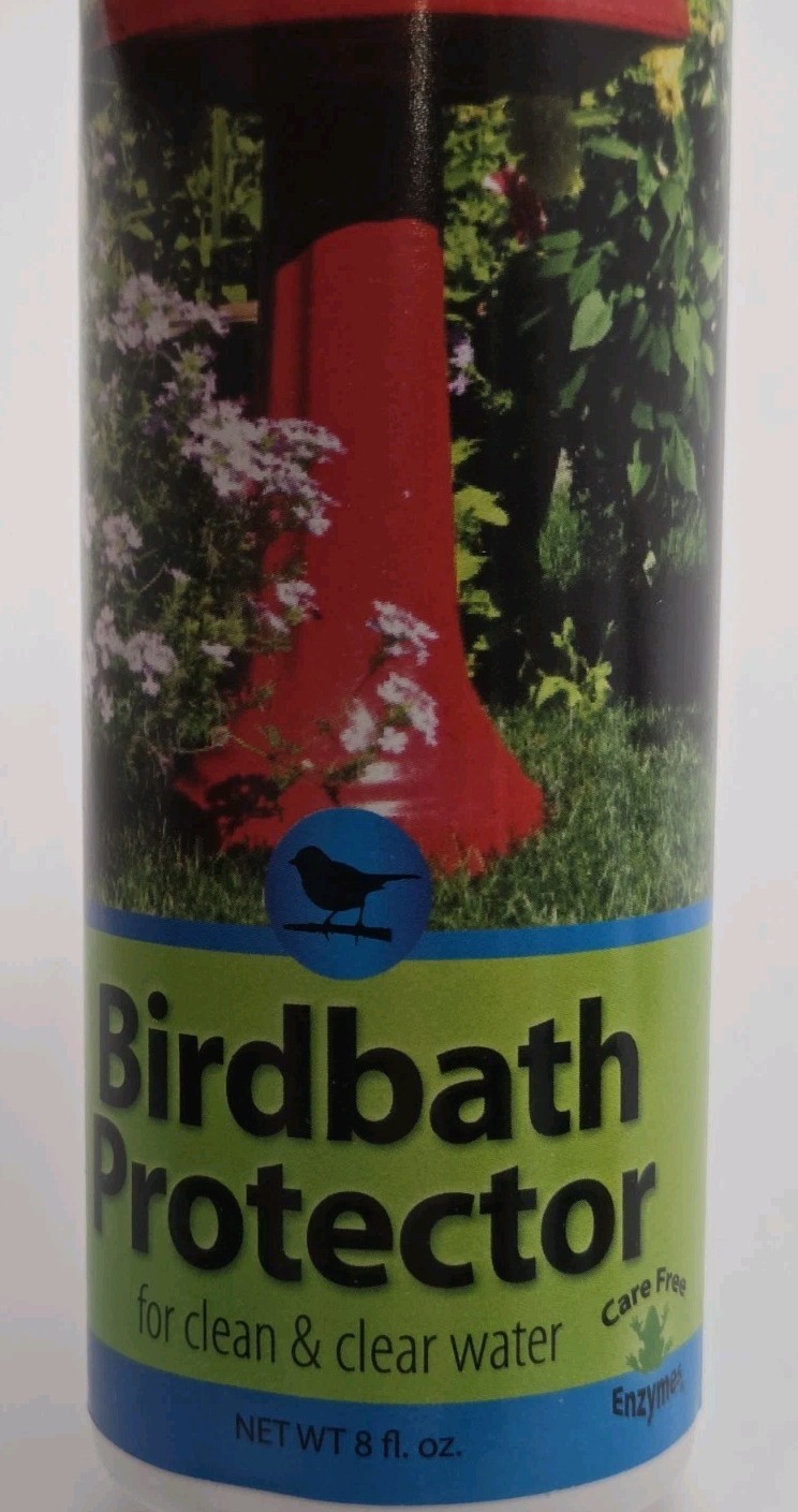 Bird Bath Protector 8 Fl. Oz. By Care Free Enzymes For Clean & Clear Water