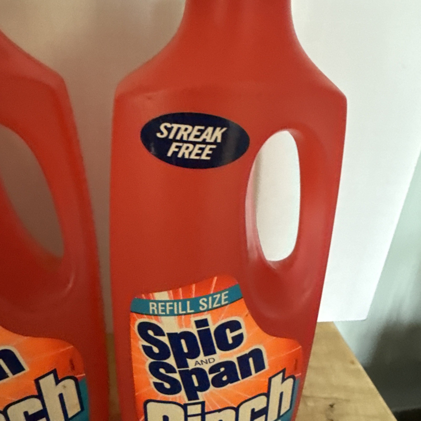 VTG 1993 Spic and Span Cinch 2in1 Glass Surface Cleaner 4 Bottles- 90% Full