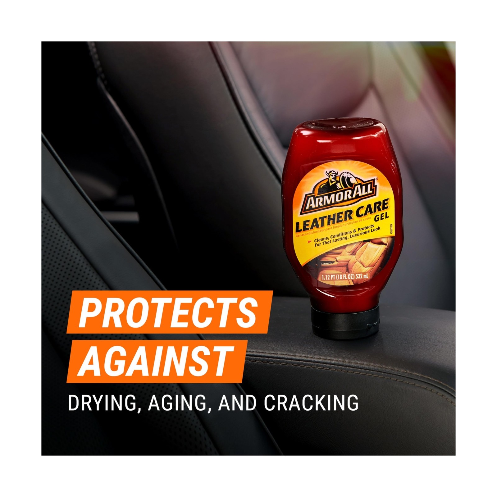 Armor All Car Leather Conditioner Gel, Interior Cleaner for Cars, Trucks and …