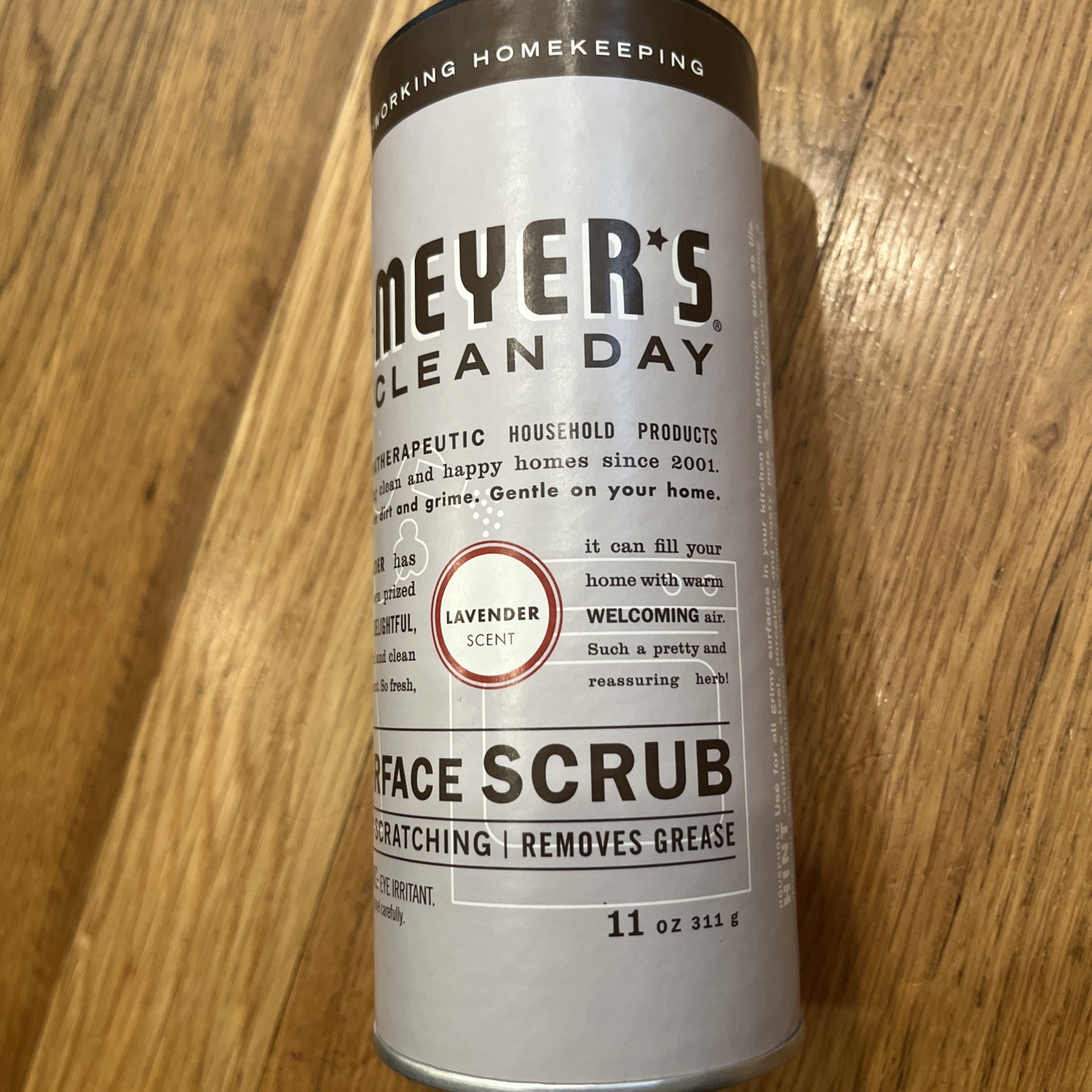 Mrs. Meyer’s Surface Scrub, Lavender, 11oz – Non Scratching | Removes Grease