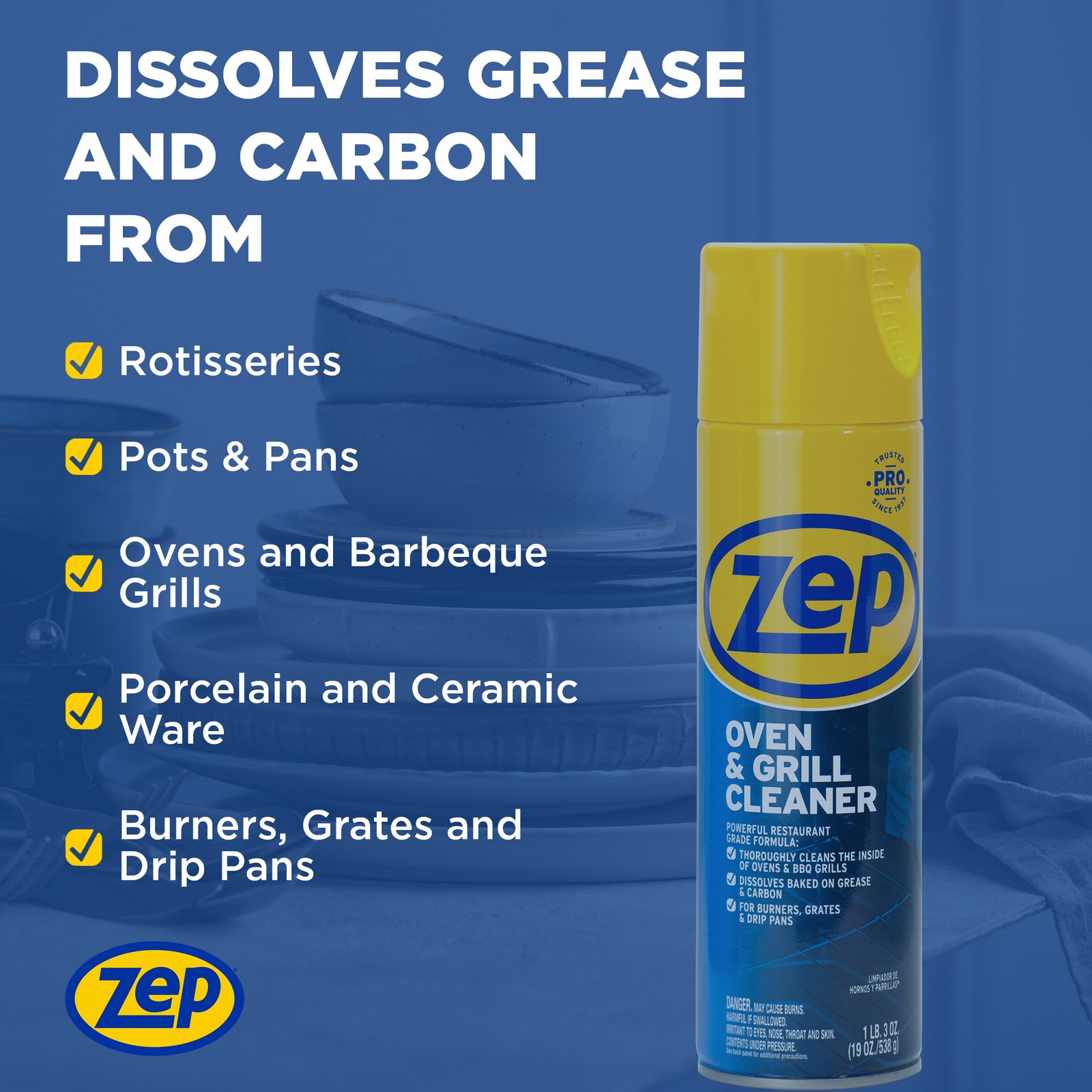 Zep Heavy-Duty Oven and Grill Cleaner ZUOVGR (12)