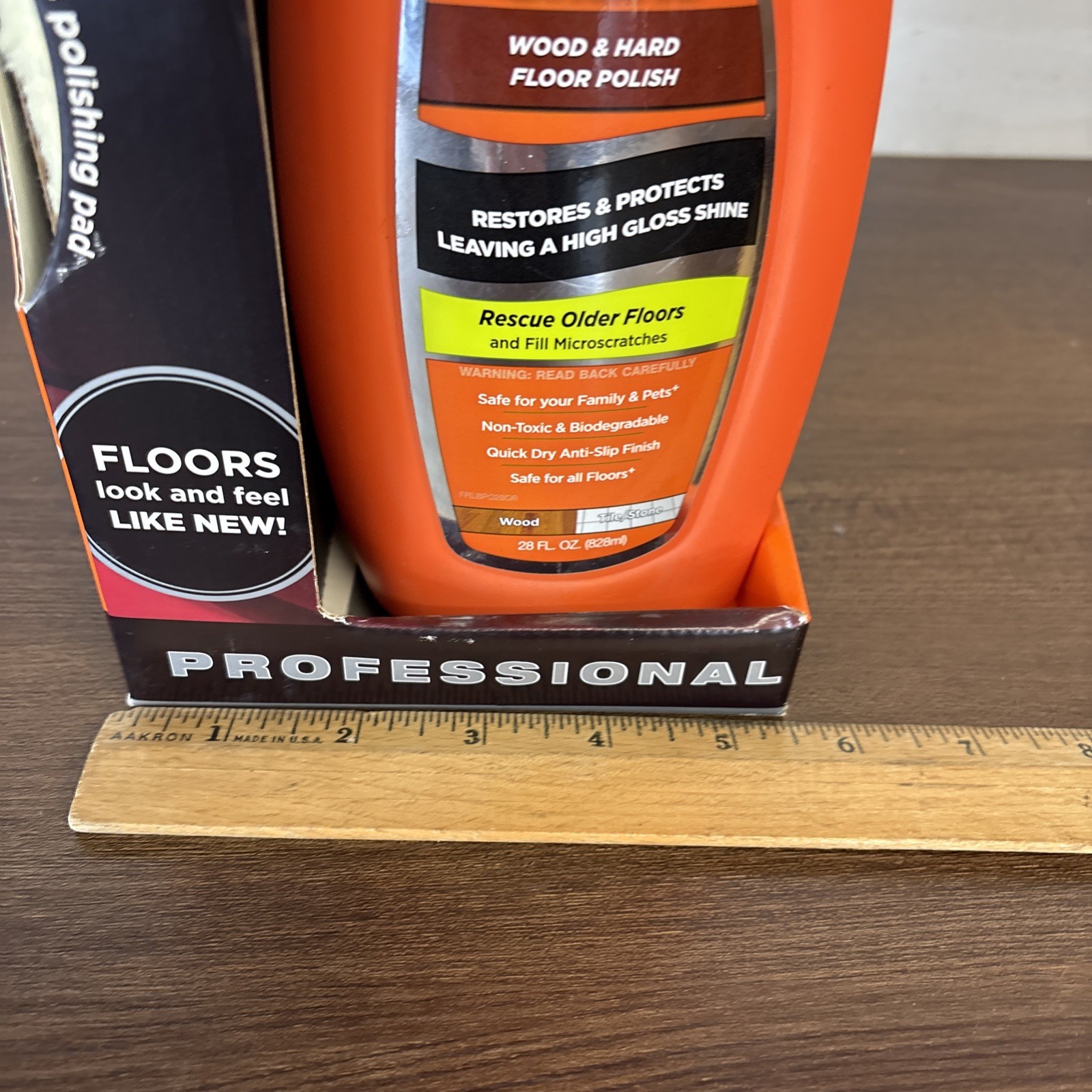 Shark Hard Floor Polish High Gloss New in Box Floor Polish w/ Polishing Pad