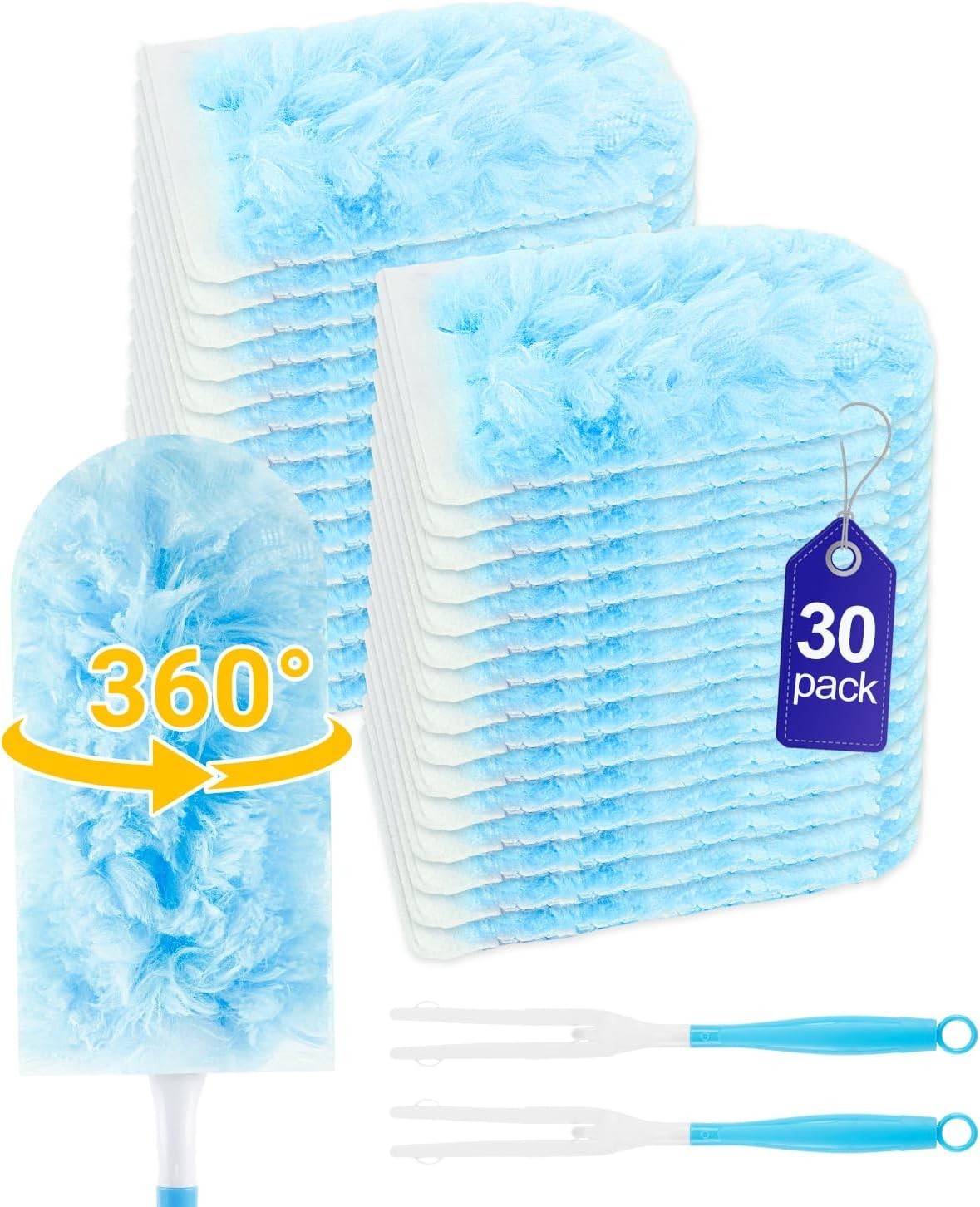 Duster Refill Compatible W/ Hand Duster Unscented Disposable Heavy Duty Duster