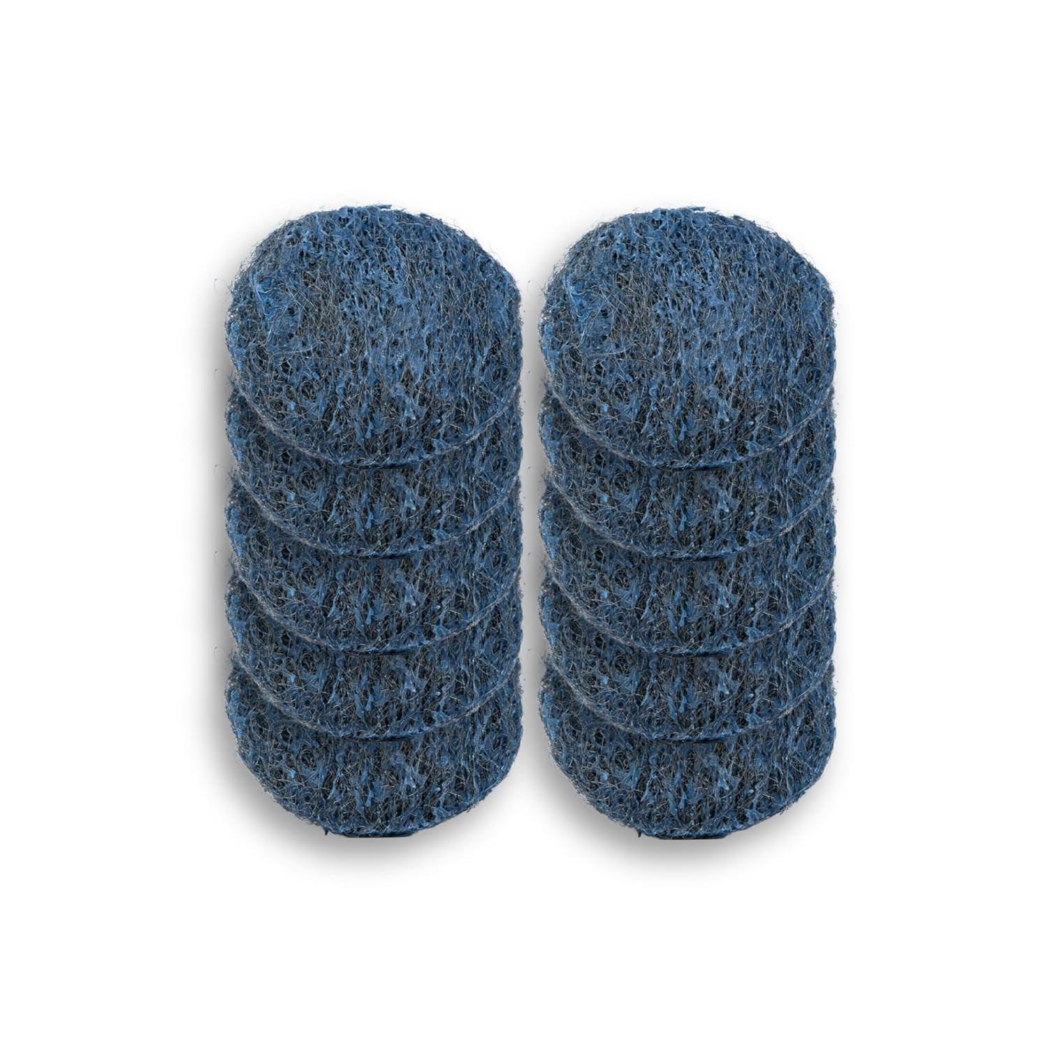 Amazon Basics Steel Wool Soap Pads, Reusable, Cuts Grease and Removes Rust, 10 C