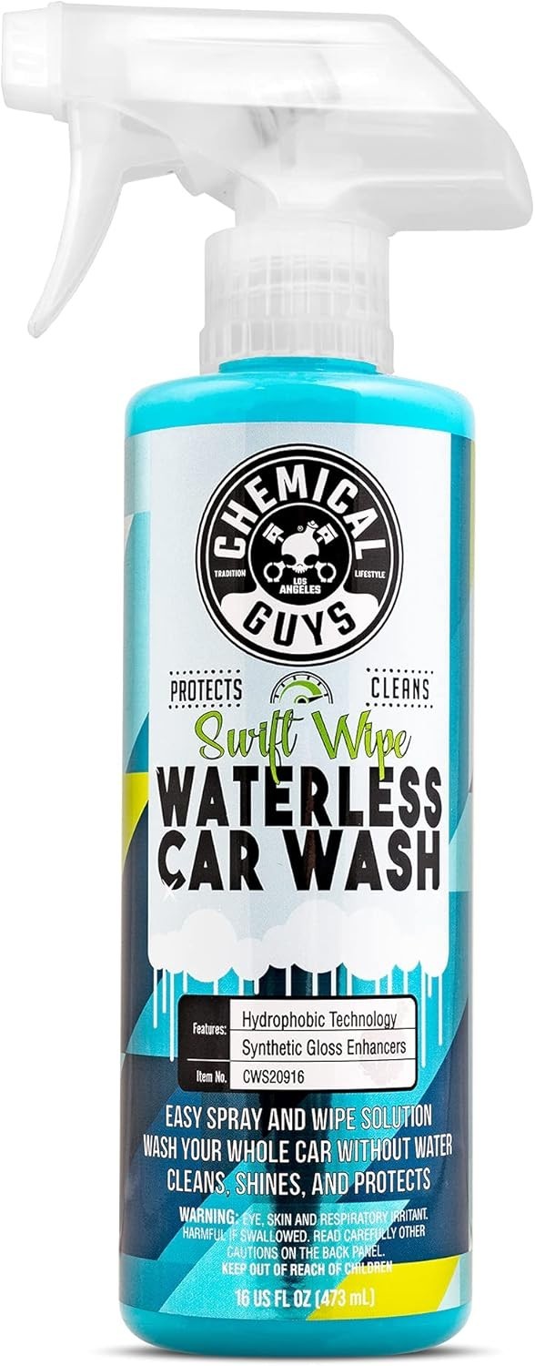 Chemical Guys Swift Wipe Sprayable Waterless Car Wash Spray – Spray and Wipe