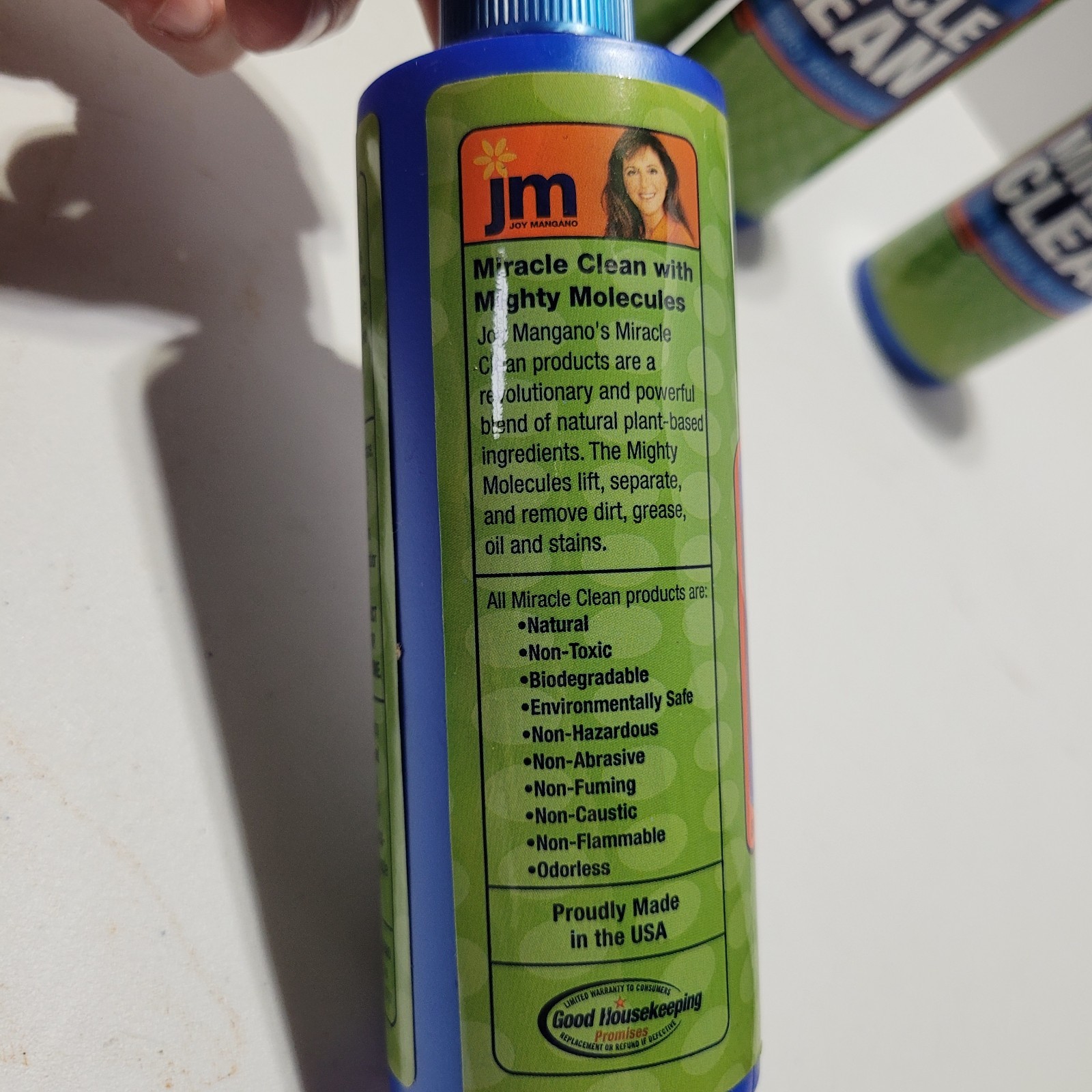 6p Joy Mangano MiracleClean Glass CarpetTub&TileJewelryDegreaserMulti 8oz Part’l
