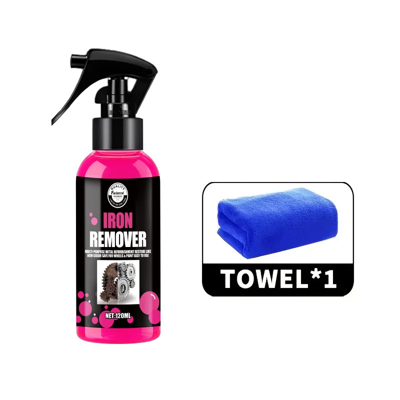 All-Purpose Rust Remover Spray 120ML Fast-Acting Iron Oxidation Eliminator