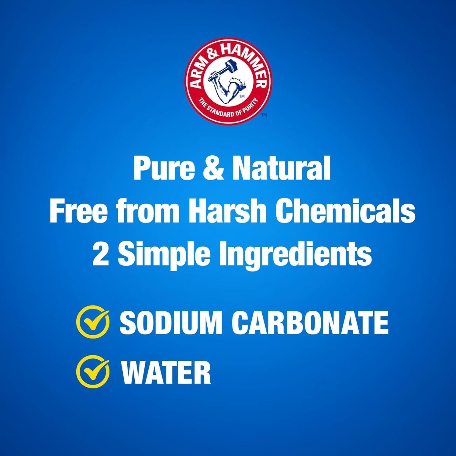 Arm & Hammer Super Washing Soda Detergent Booster & Household Cleaner, 55 Oz.